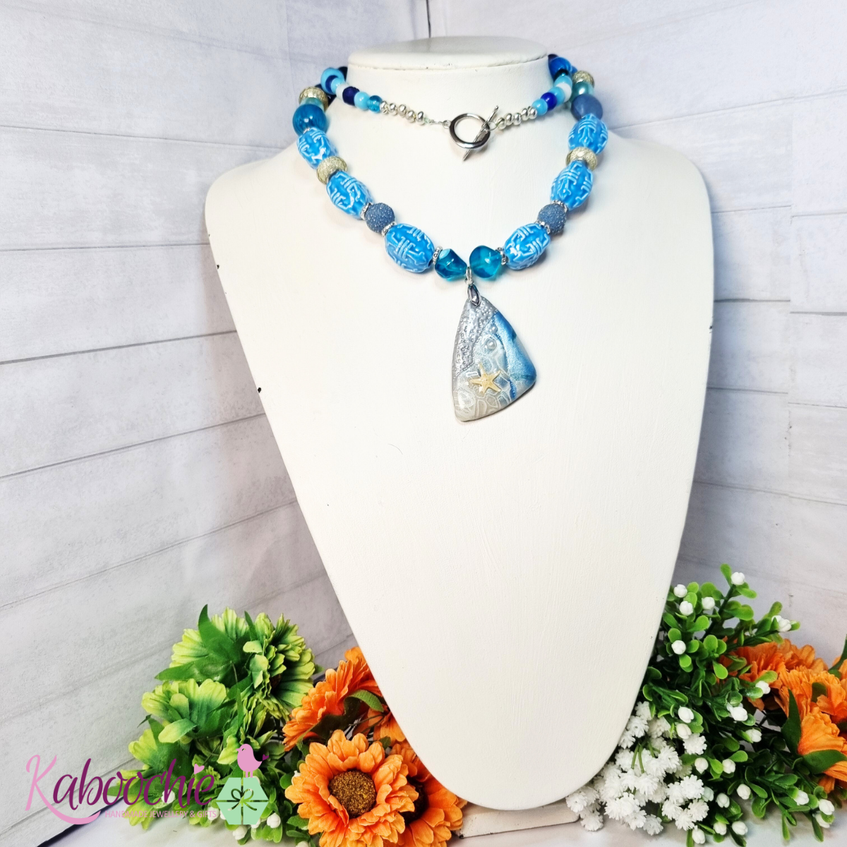 Statement Necklace Handmade - Out To Sea