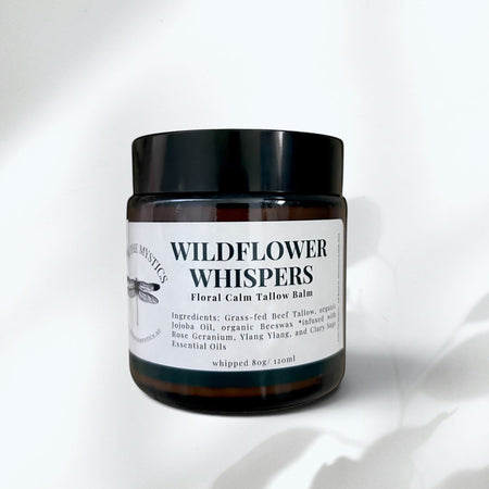 Wildflower Whispers | Whipped Floral Tallow Balm for Face & Body