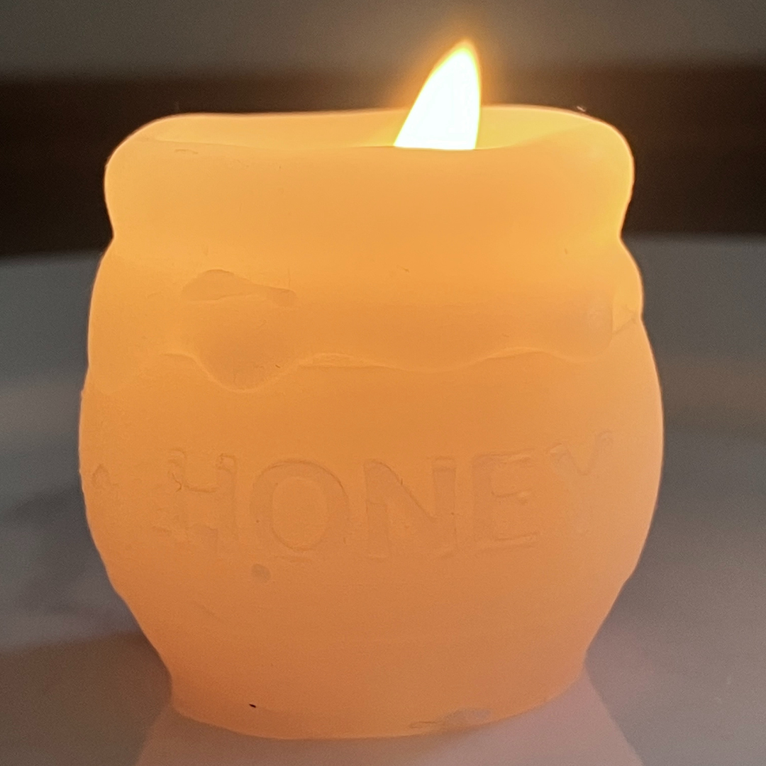 Honey Pot Gift Box - Raw Honey and Beeswax Candle Set