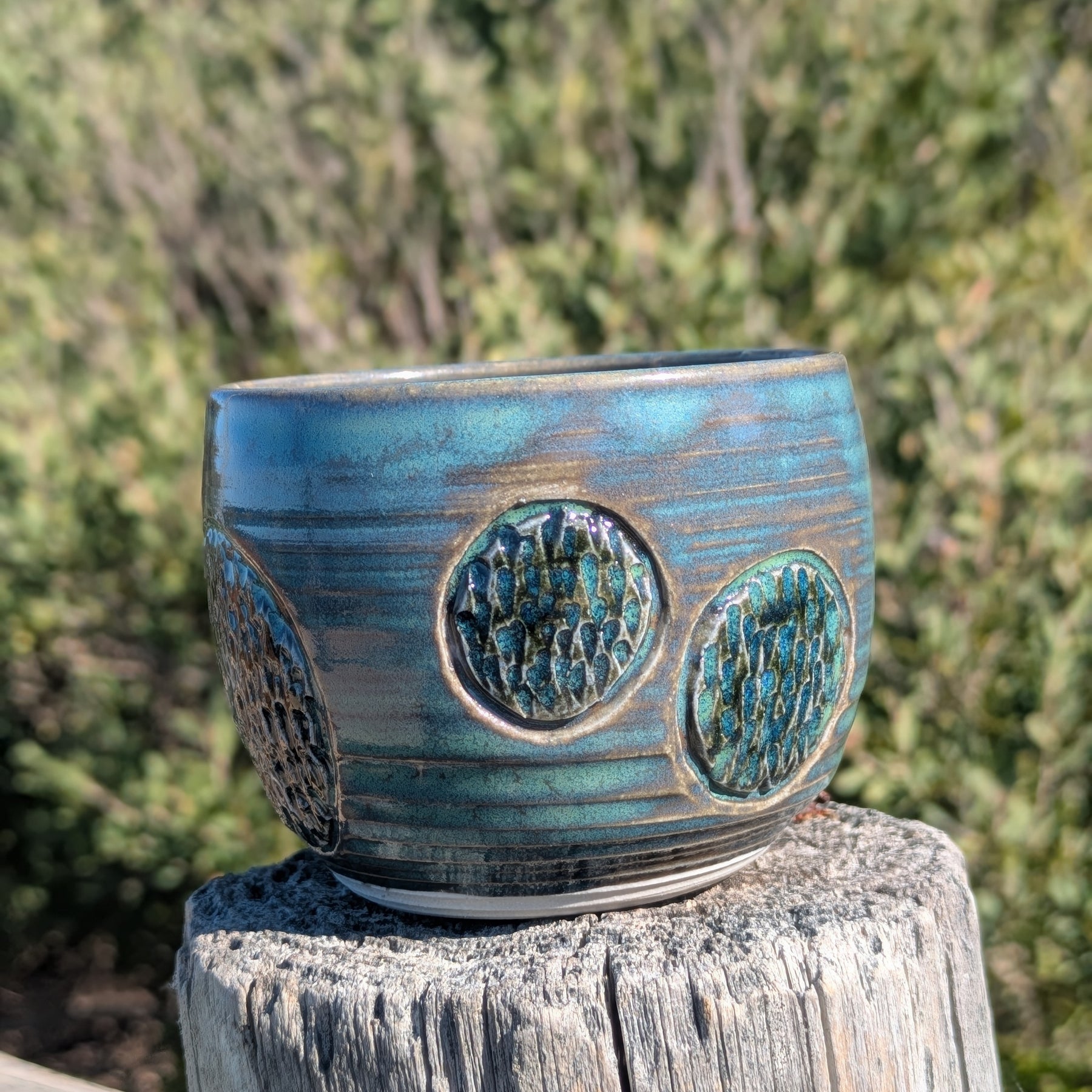 Deep Blue Green Espresso Cup