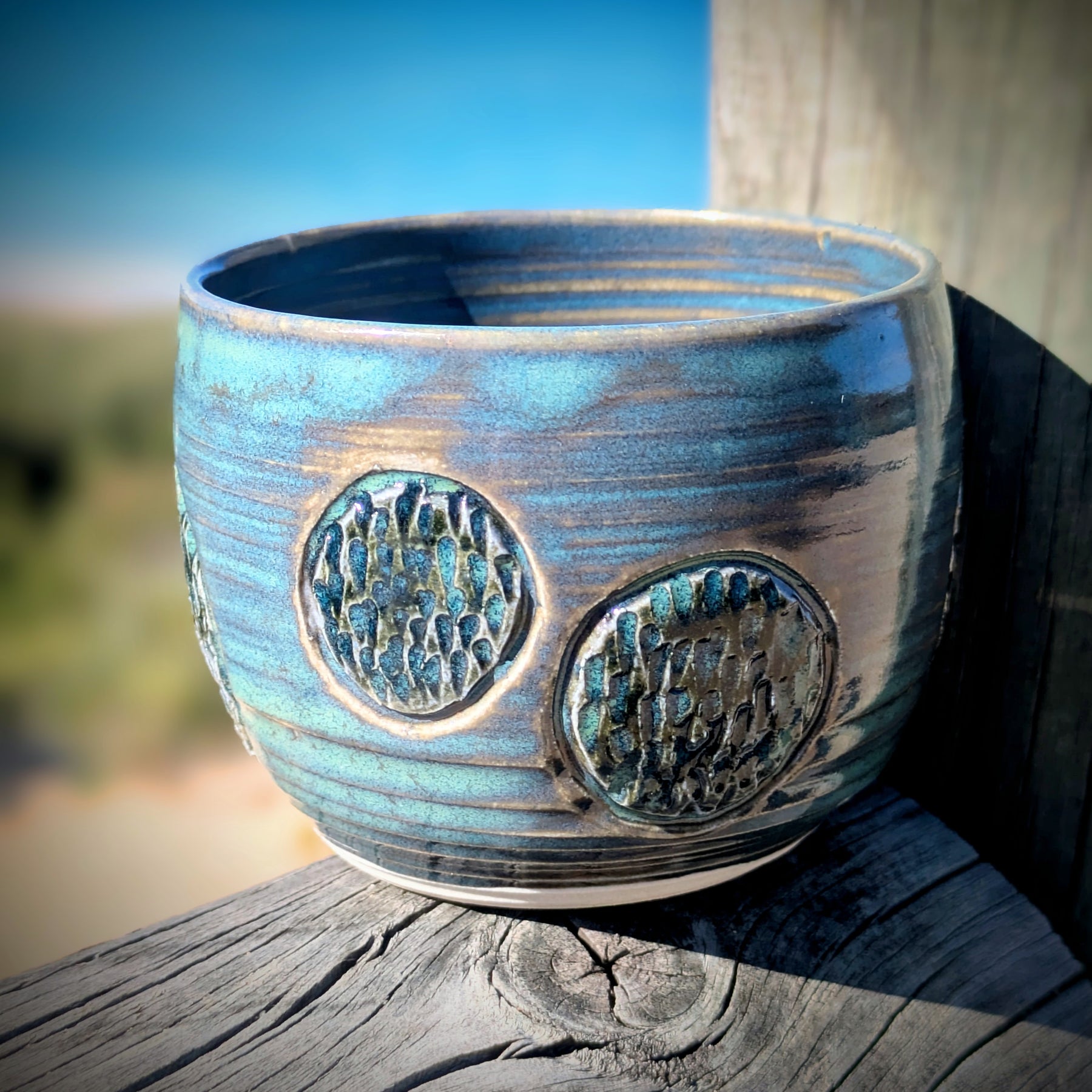 Deep Blue Green Espresso Cup