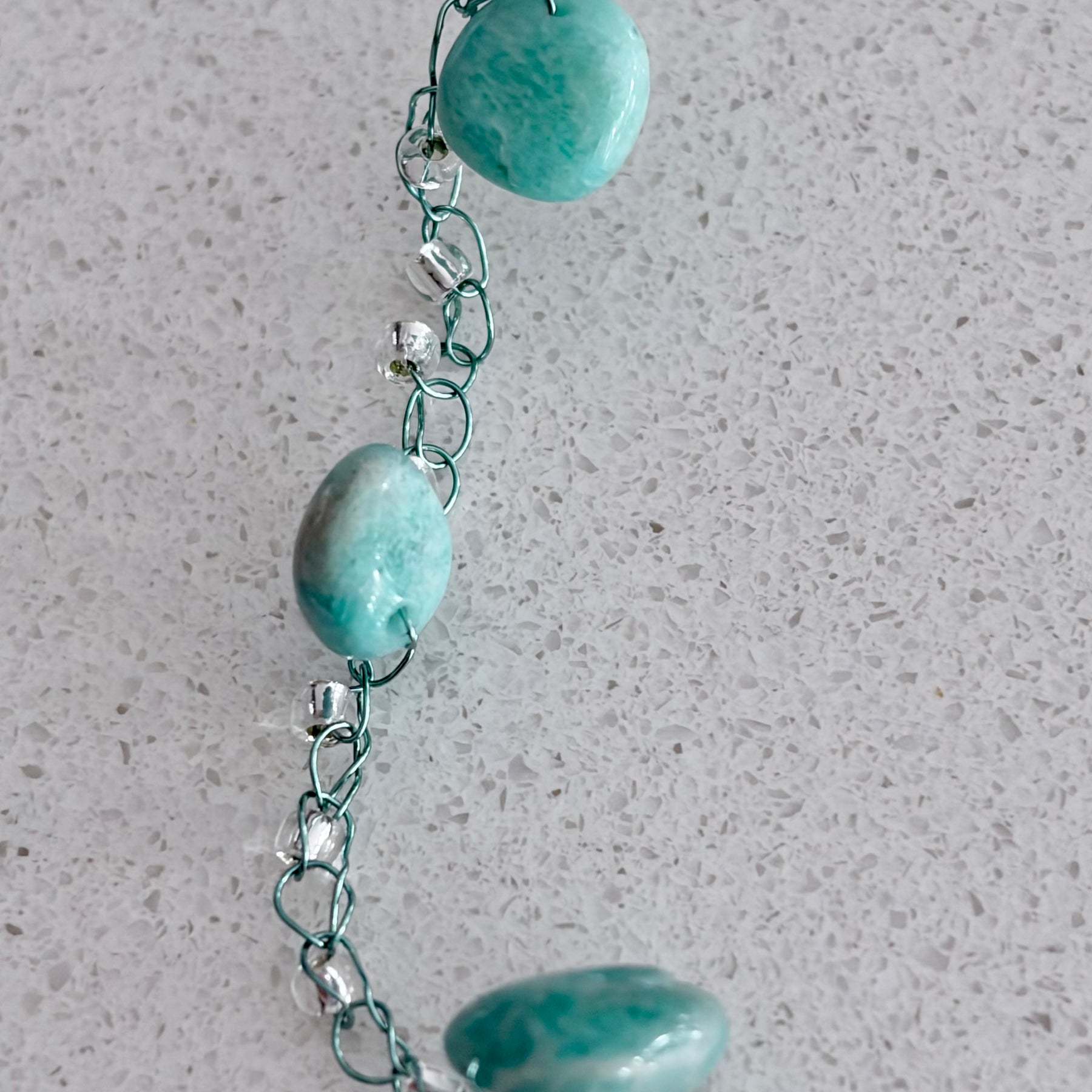 Amazonite Necklace “Ocean”