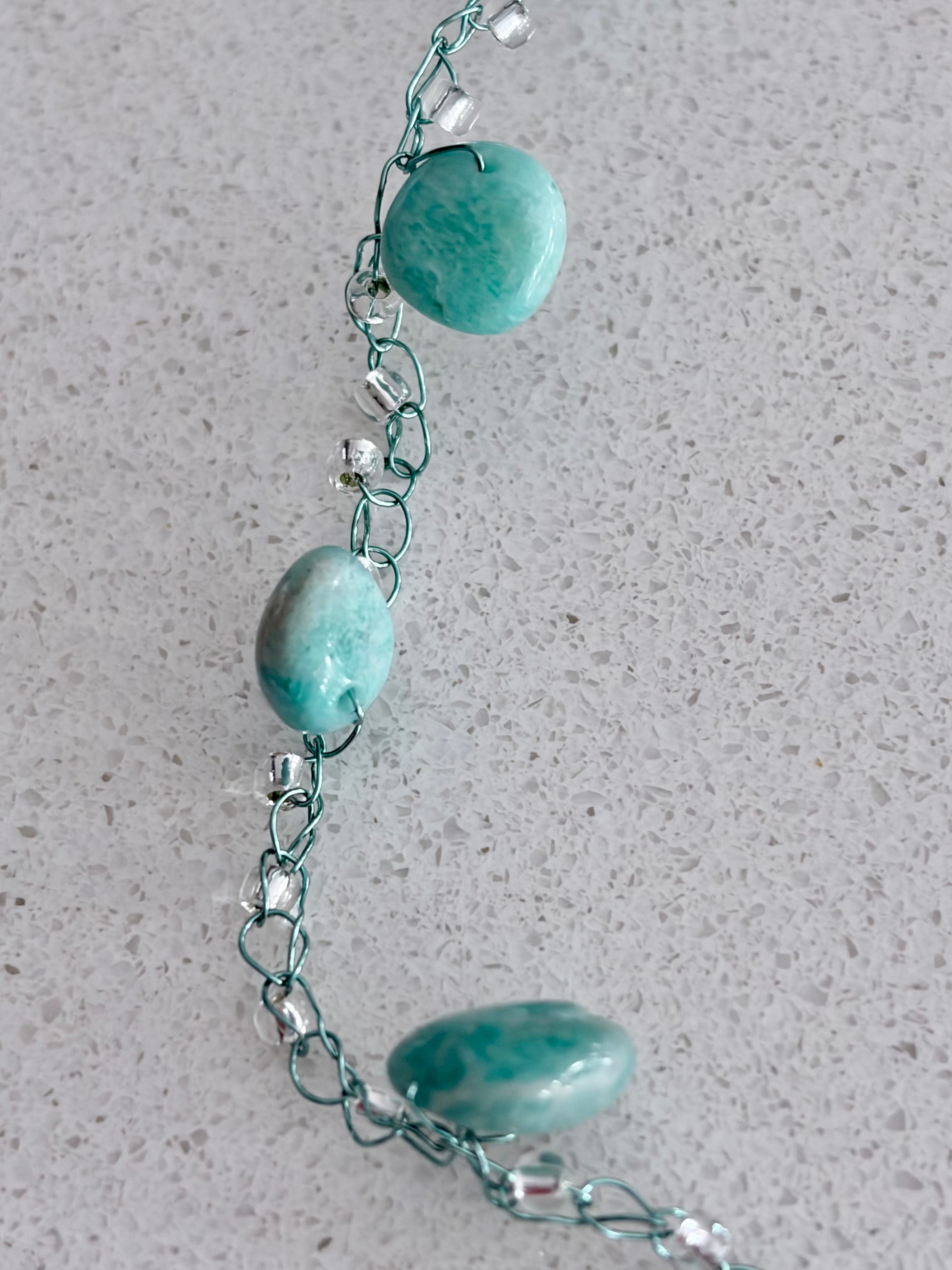 Amazonite Necklace “Ocean”