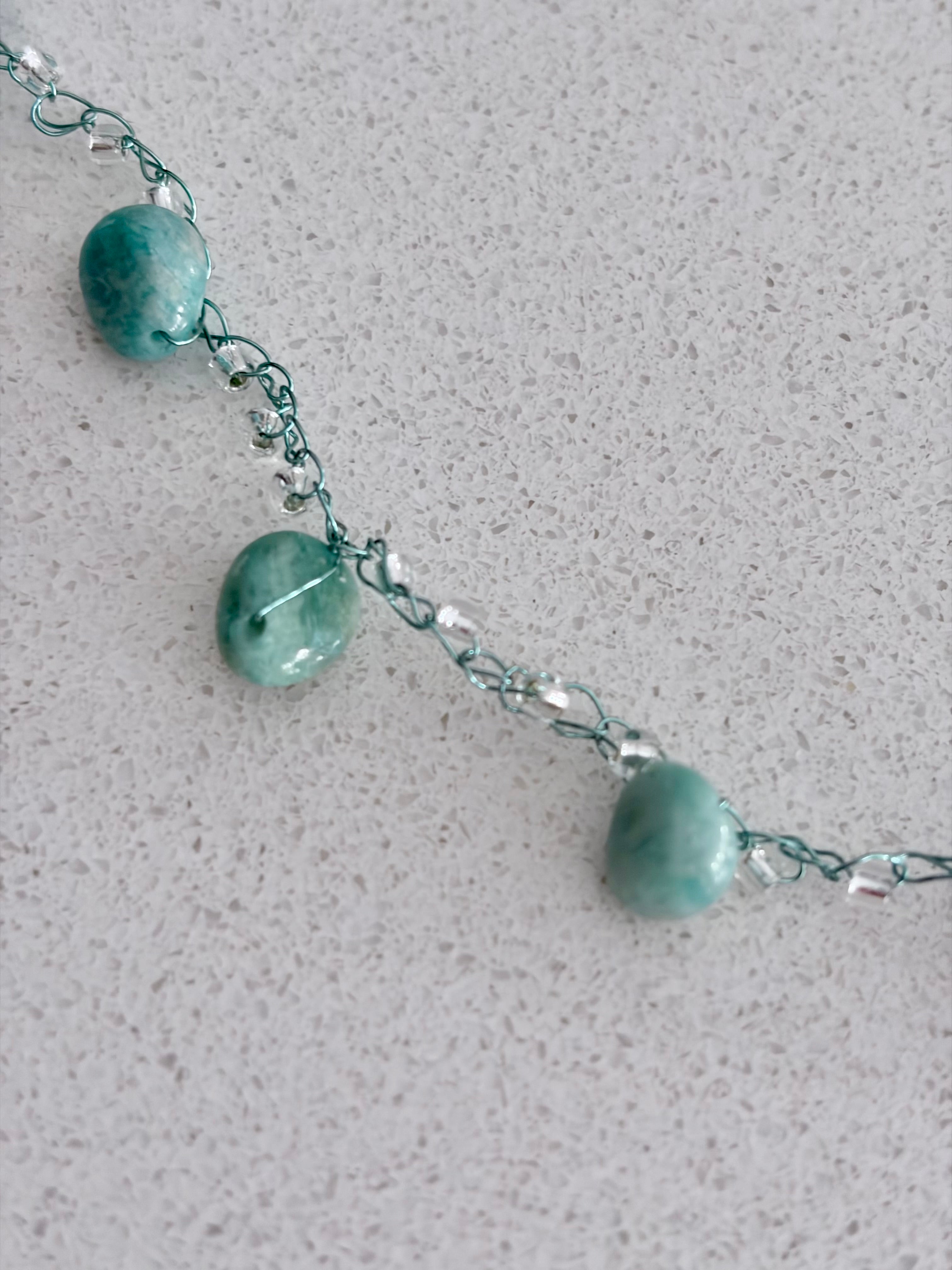 Amazonite Necklace “Ocean”
