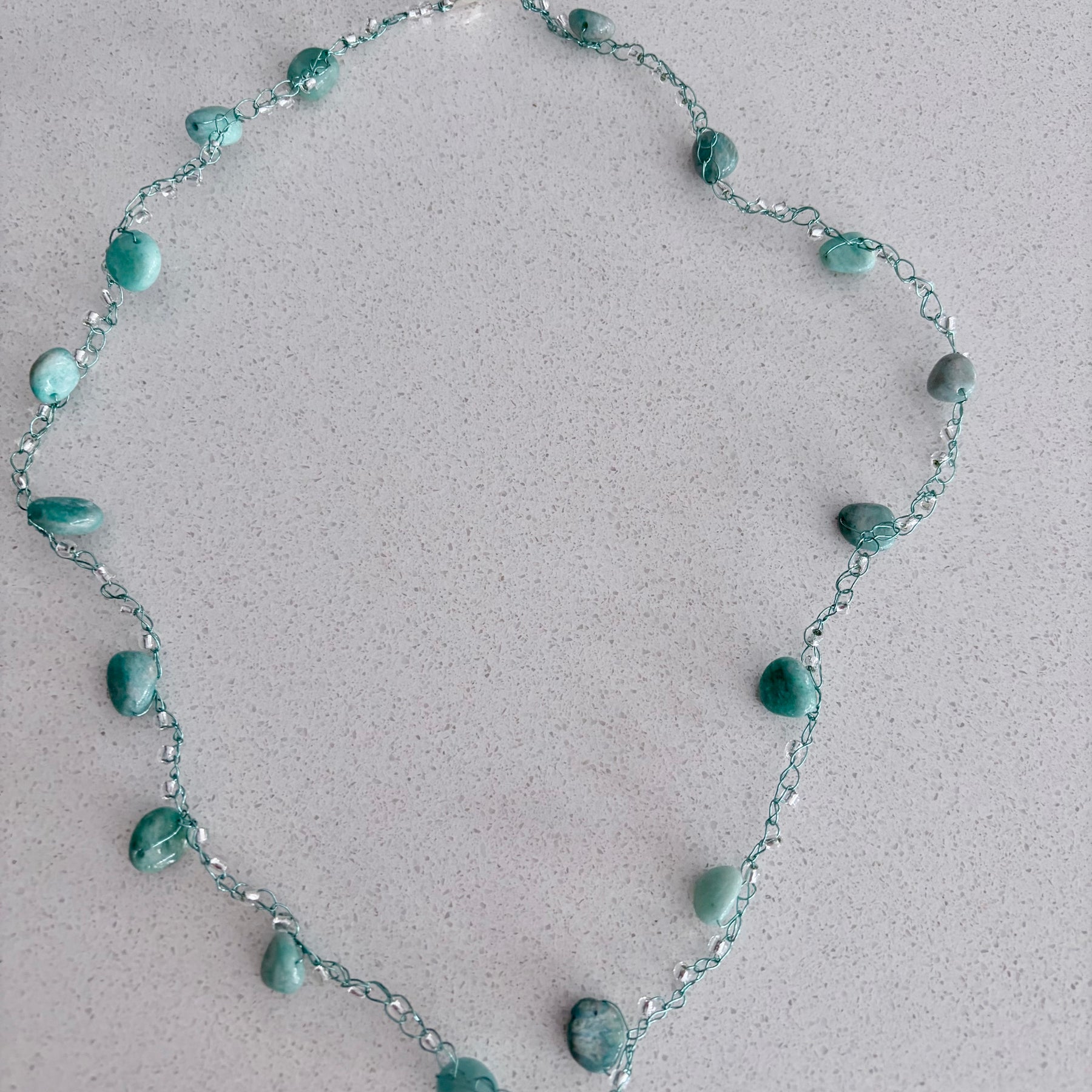 Amazonite Necklace “Ocean”