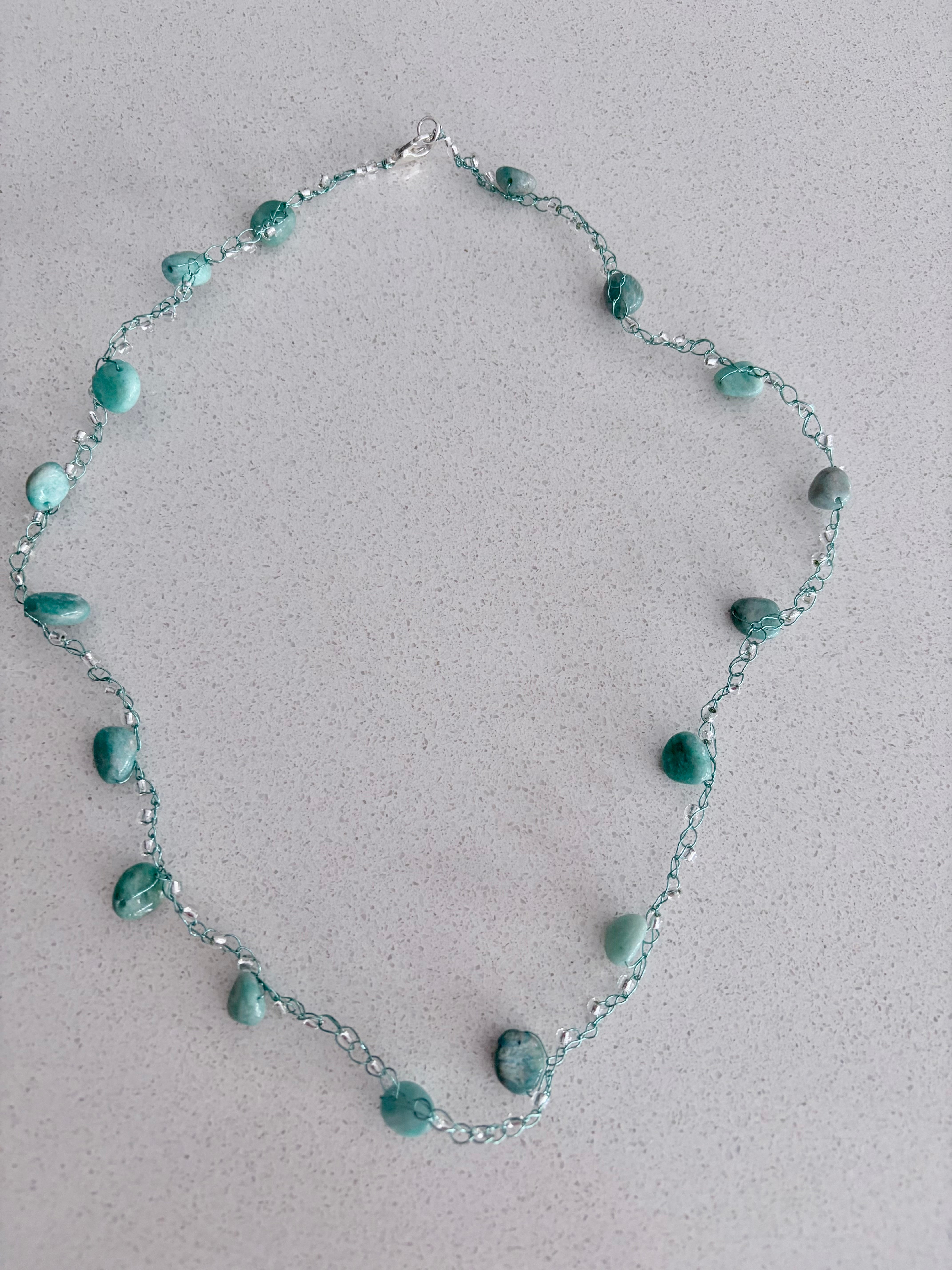 Amazonite Necklace “Ocean”