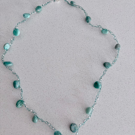 Amazonite Necklace “Ocean”