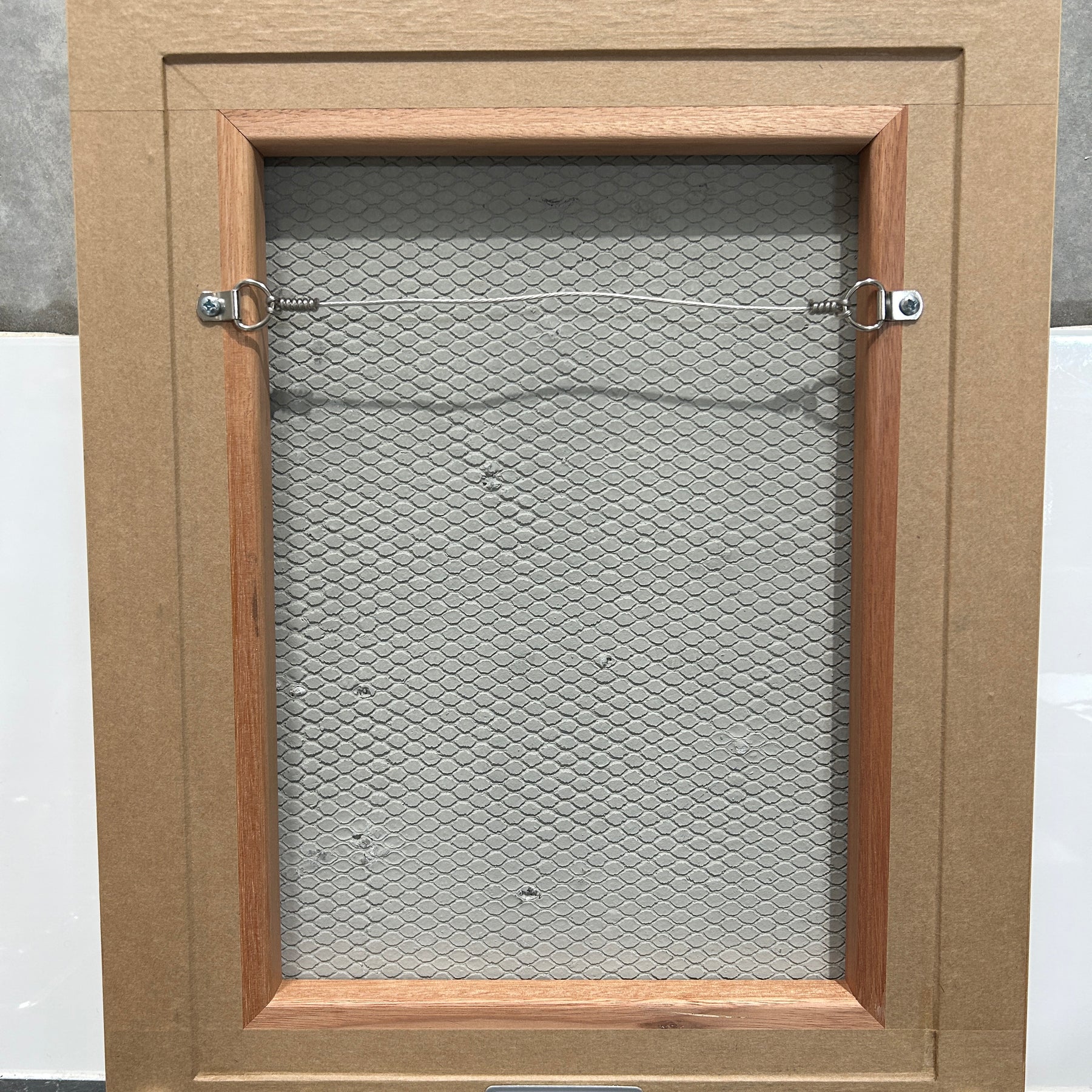Stained Glass Mosaic Sunflower Still Life Oak Frame
