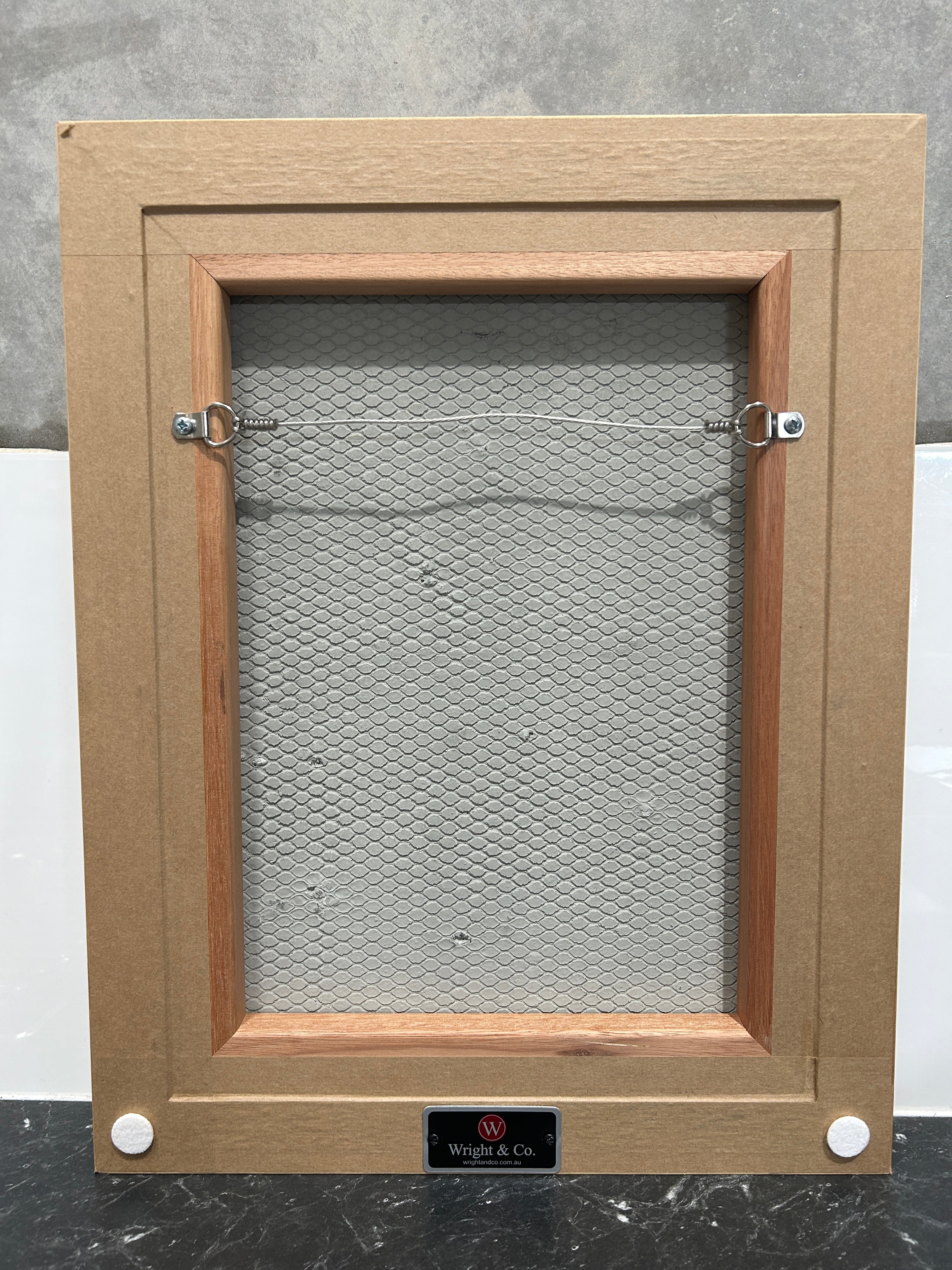 Stained Glass Mosaic Sunflower Still Life Oak Frame