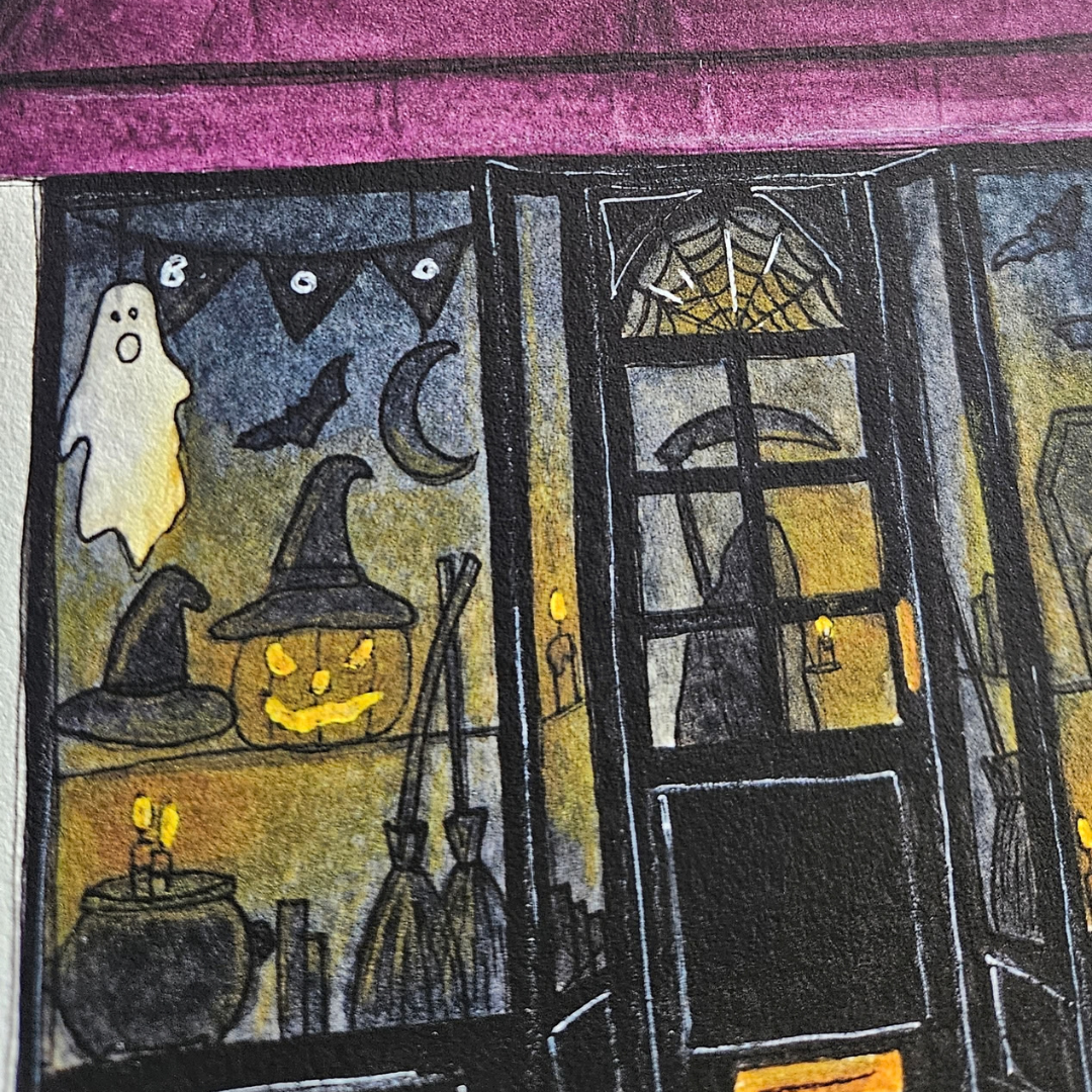 Watercolour Art Print - 'The Bubbling Cauldron' Storefront