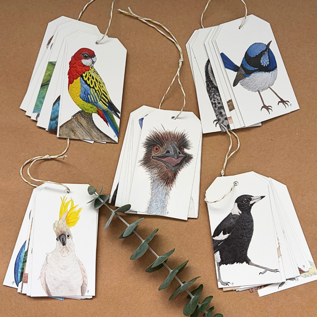Bird gift tags 10 pack (5 sets available)