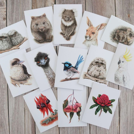 Australian Natives | Greeting Card Packs | Blank Greeting Card | Recycled