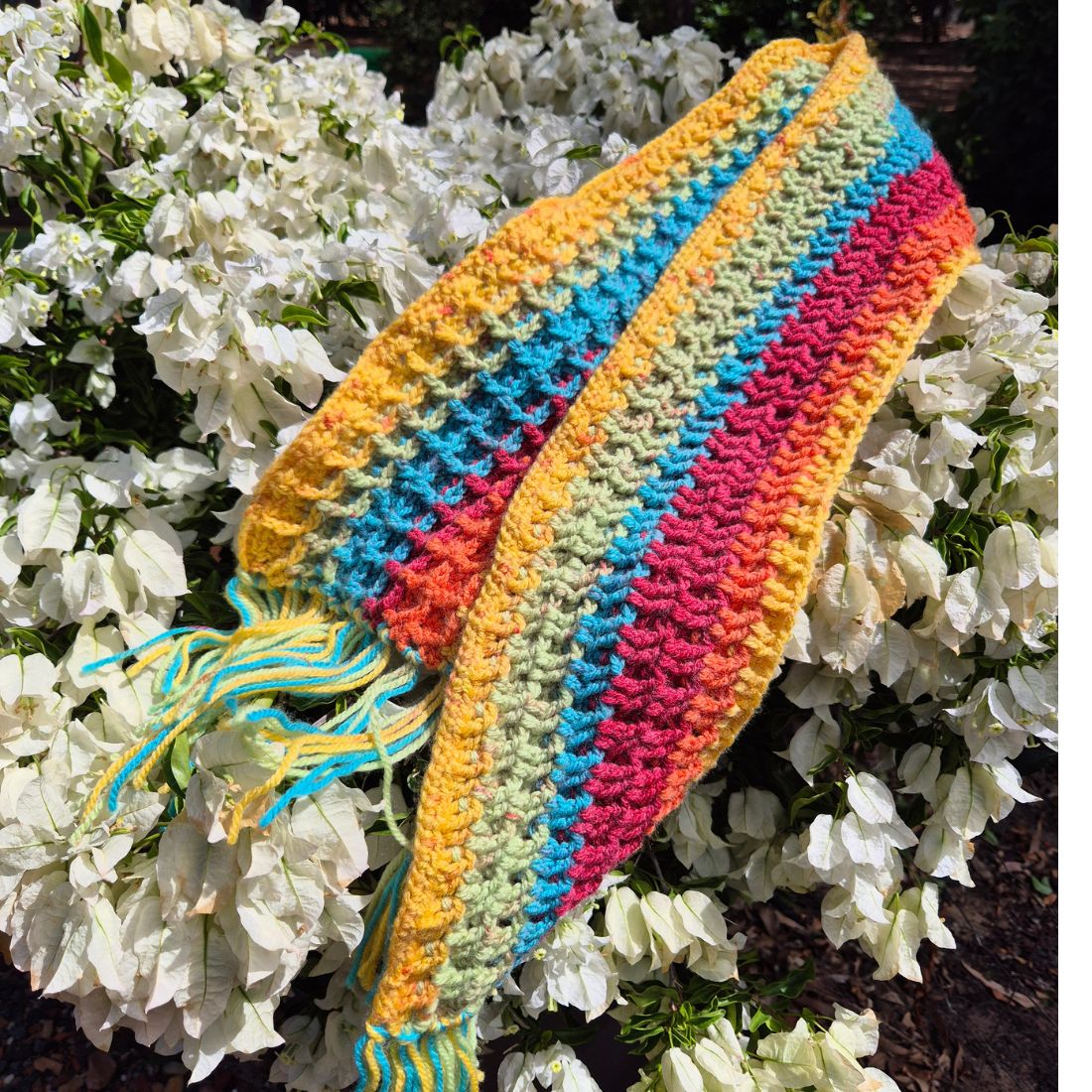 Multi Coloured Chunky Scarf