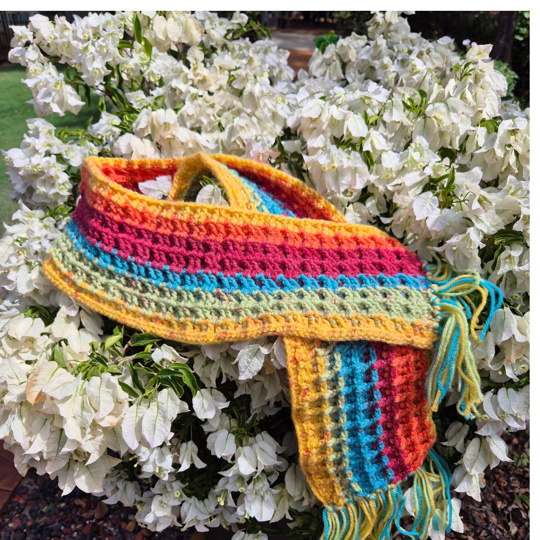 Multi Coloured Chunky Scarf