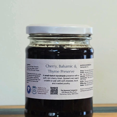 Cherry, Balsamic & Thyme Preserve