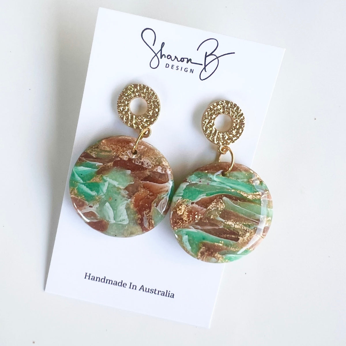 Earrings~Polymer Clay ~Dangles ~Resin~Affordable