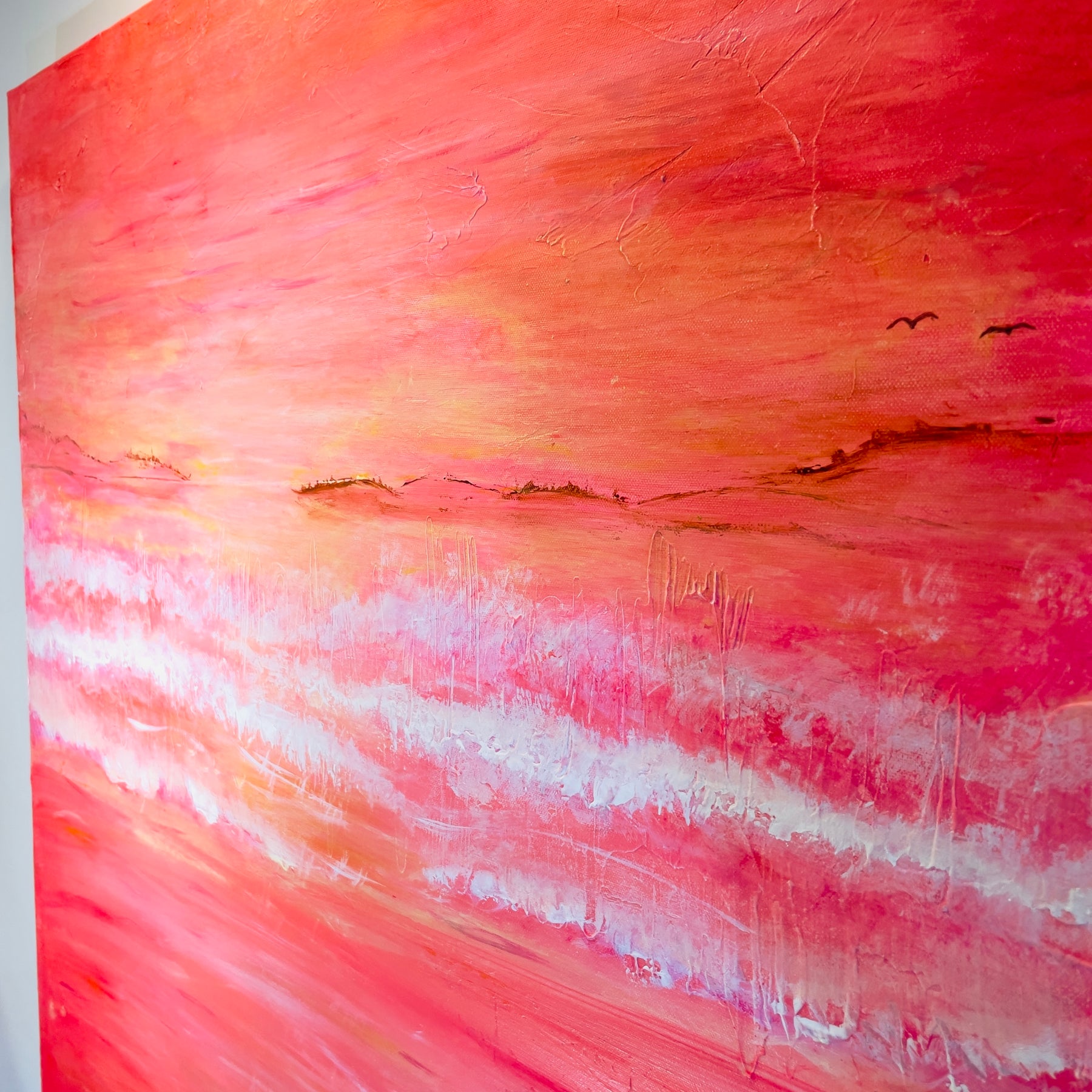 Sherbet Delight - XL Acrylic on canvas