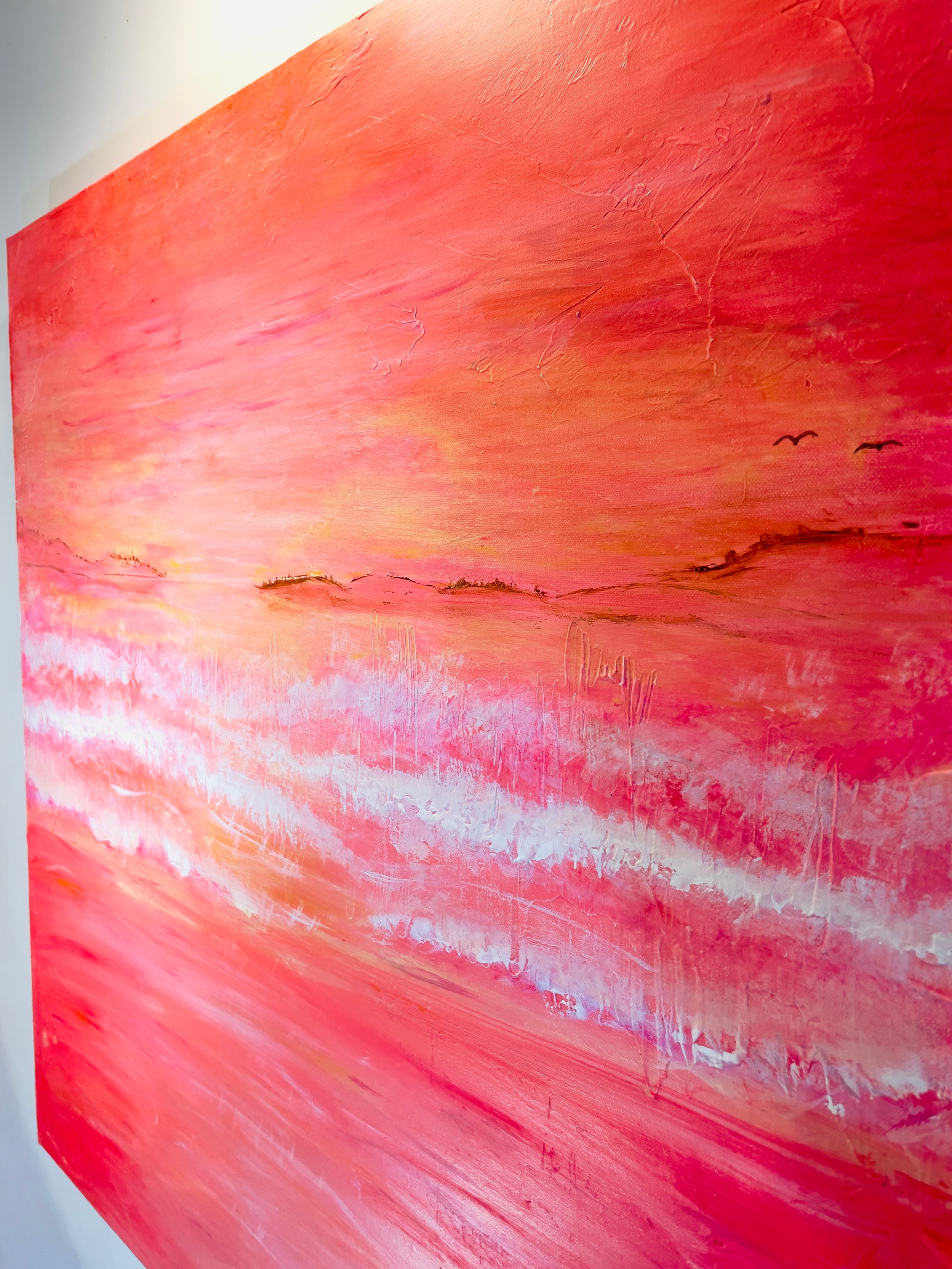 Sherbet Delight - XL Acrylic on canvas