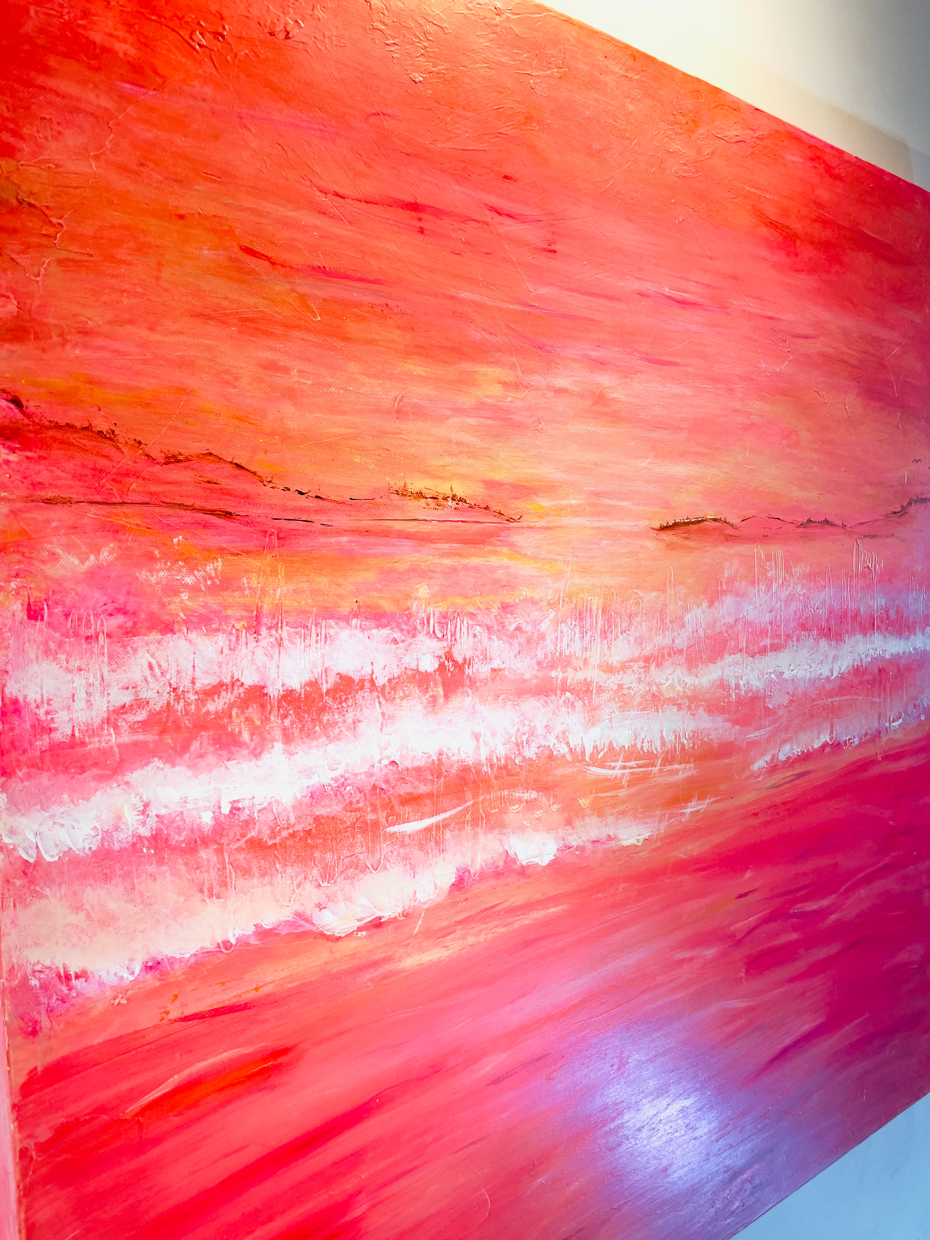 Sherbet Delight - XL Acrylic on canvas