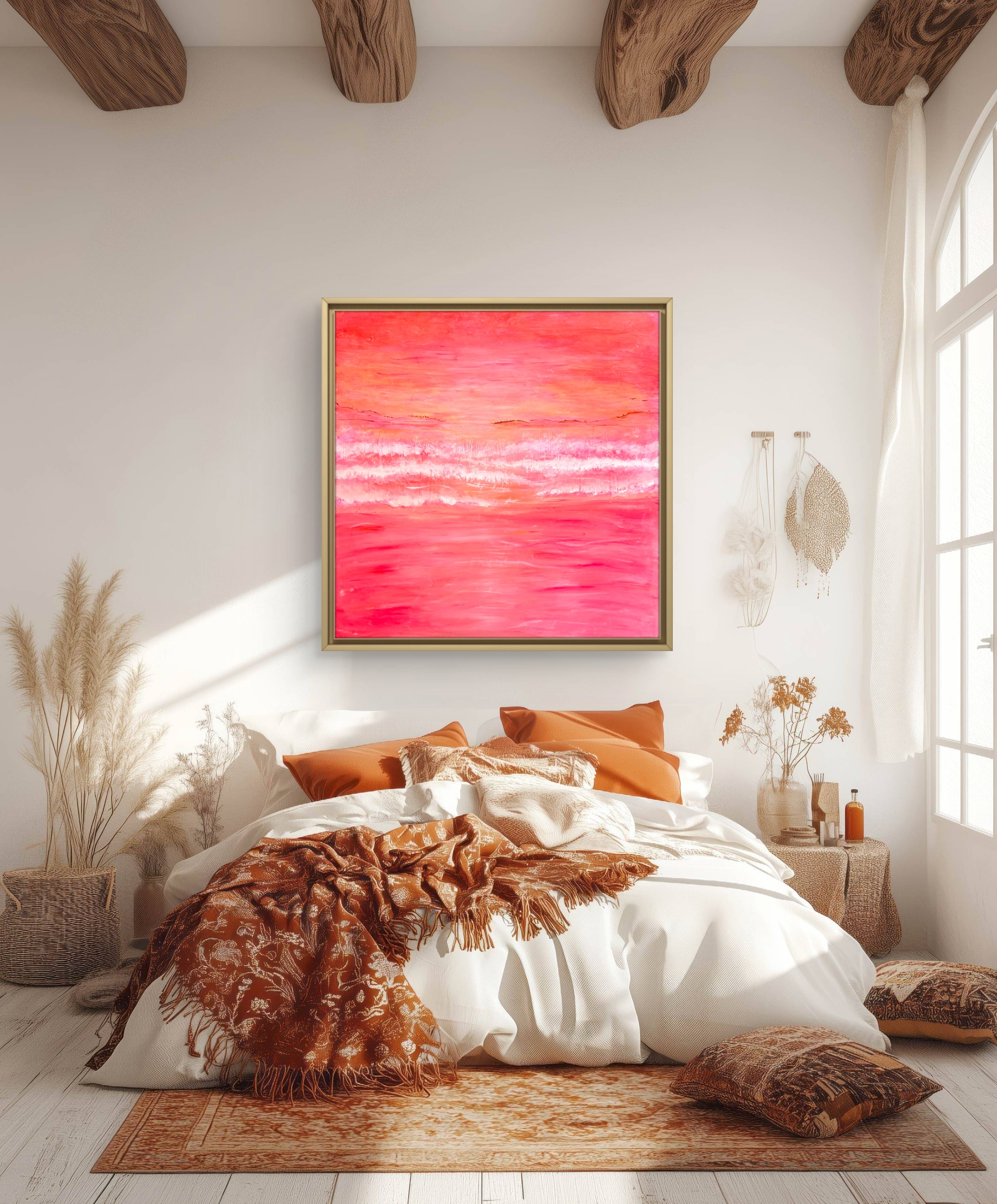 Sherbet Delight - XL Acrylic on canvas