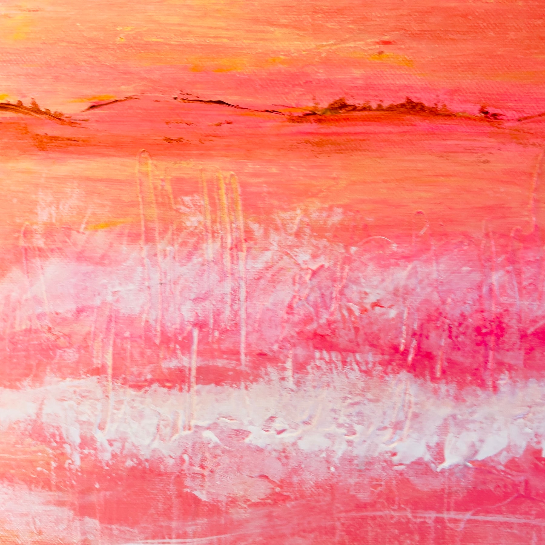 Sherbet Delight - XL Acrylic on canvas