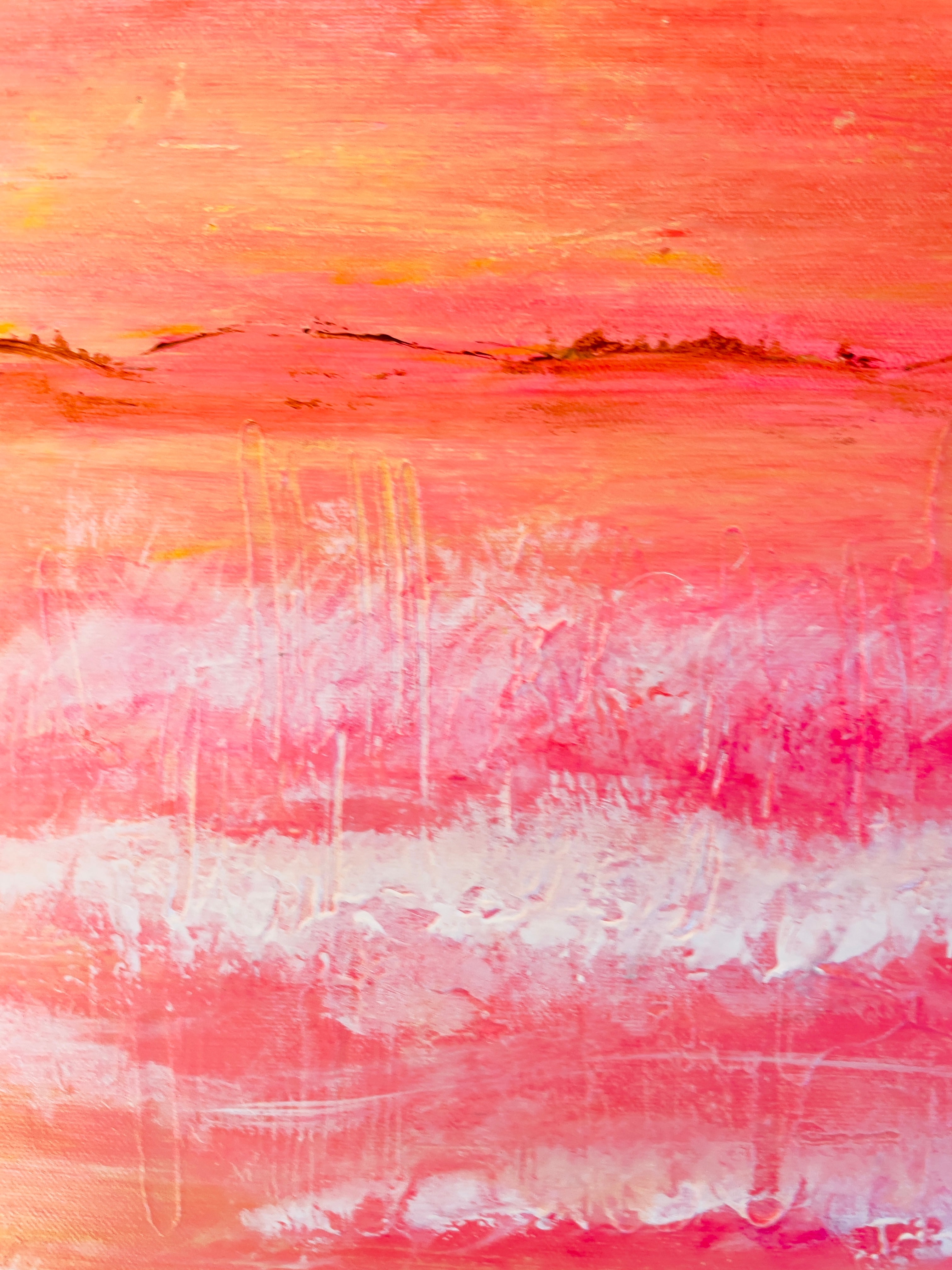 Sherbet Delight - XL Acrylic on canvas