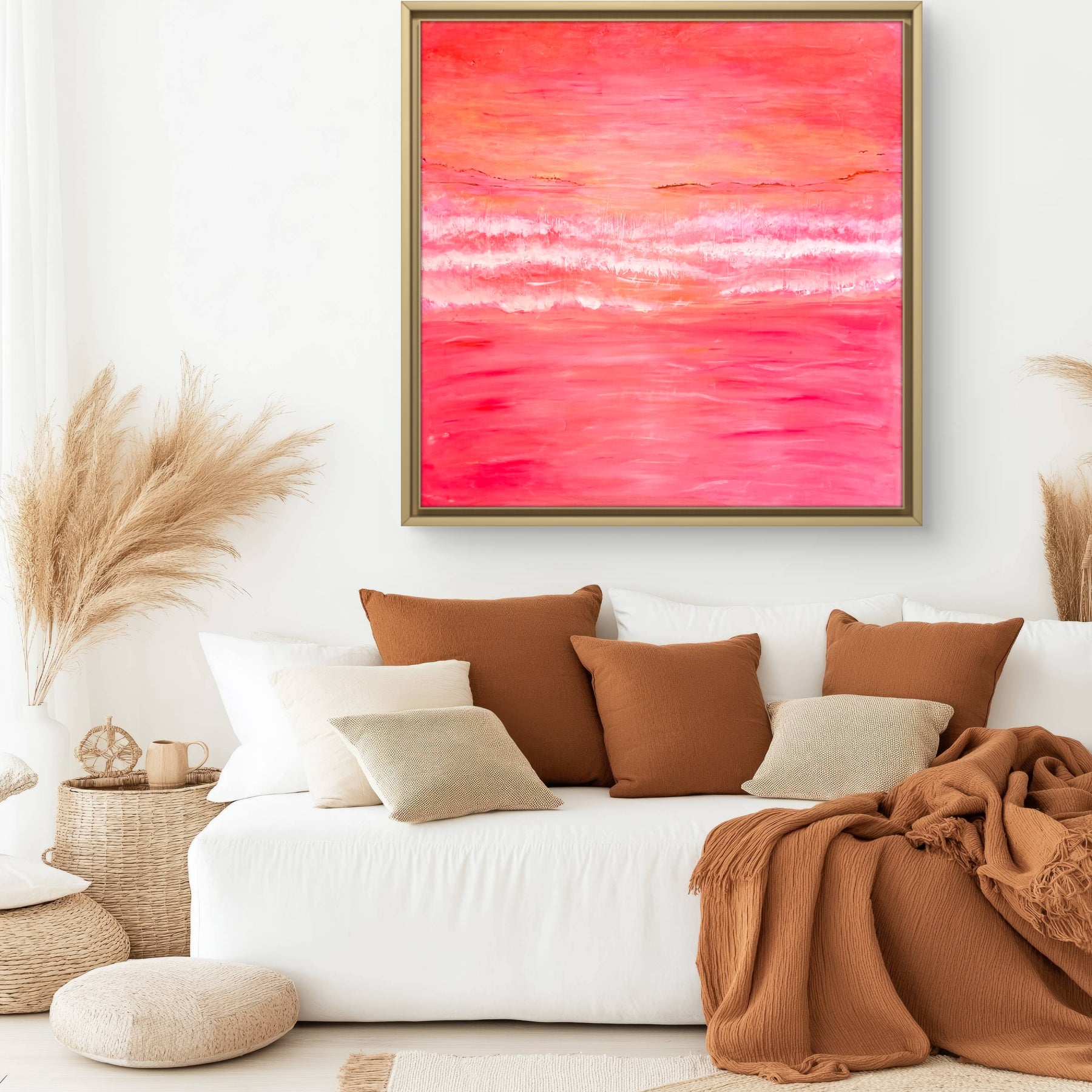 Sherbet Delight - XL Acrylic on canvas