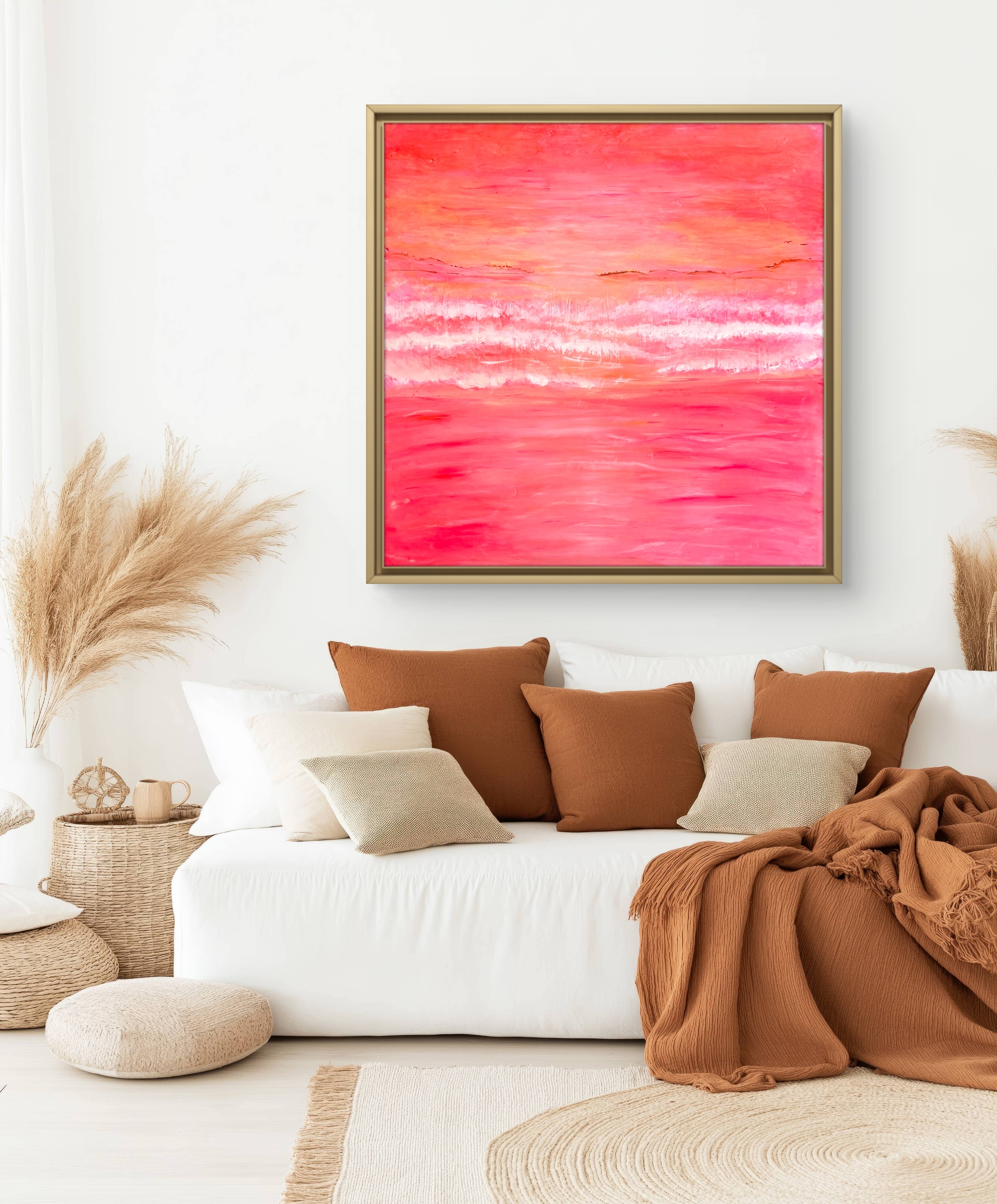 Sherbet Delight - XL Acrylic on canvas