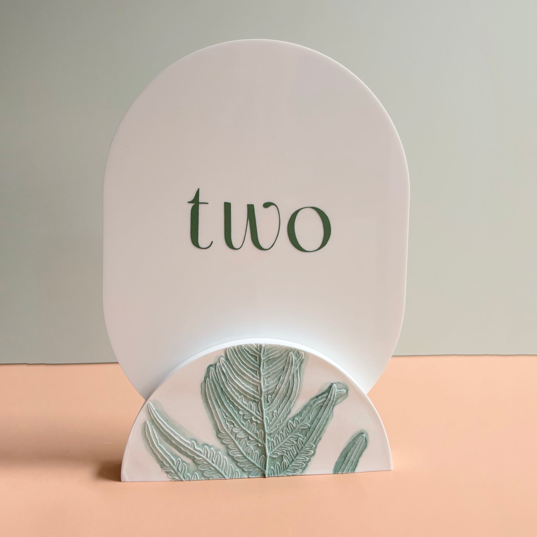 Fern Table Numbers | Australian Native Resin
