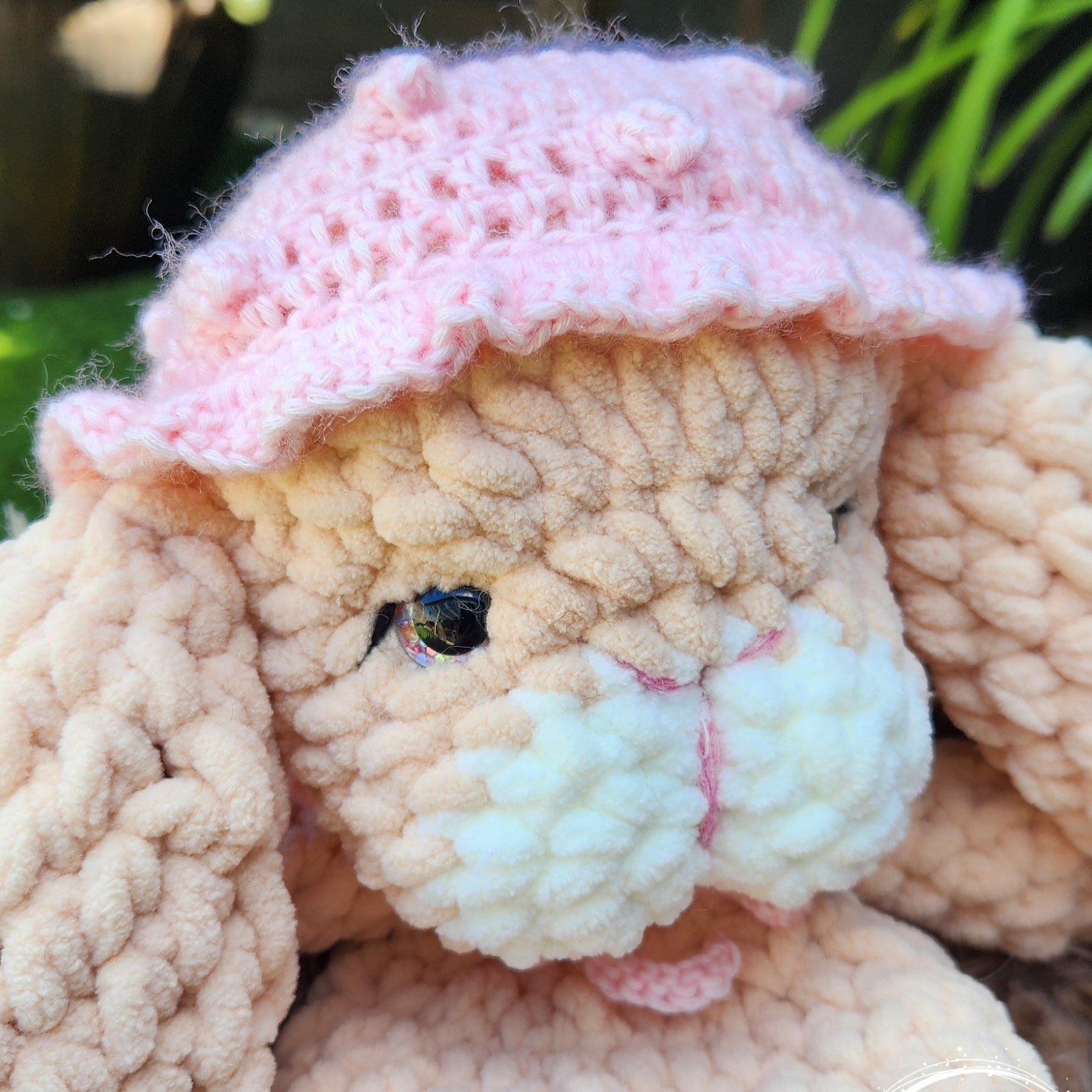 Crochet Plush Floppy Eared Bunny Doll
