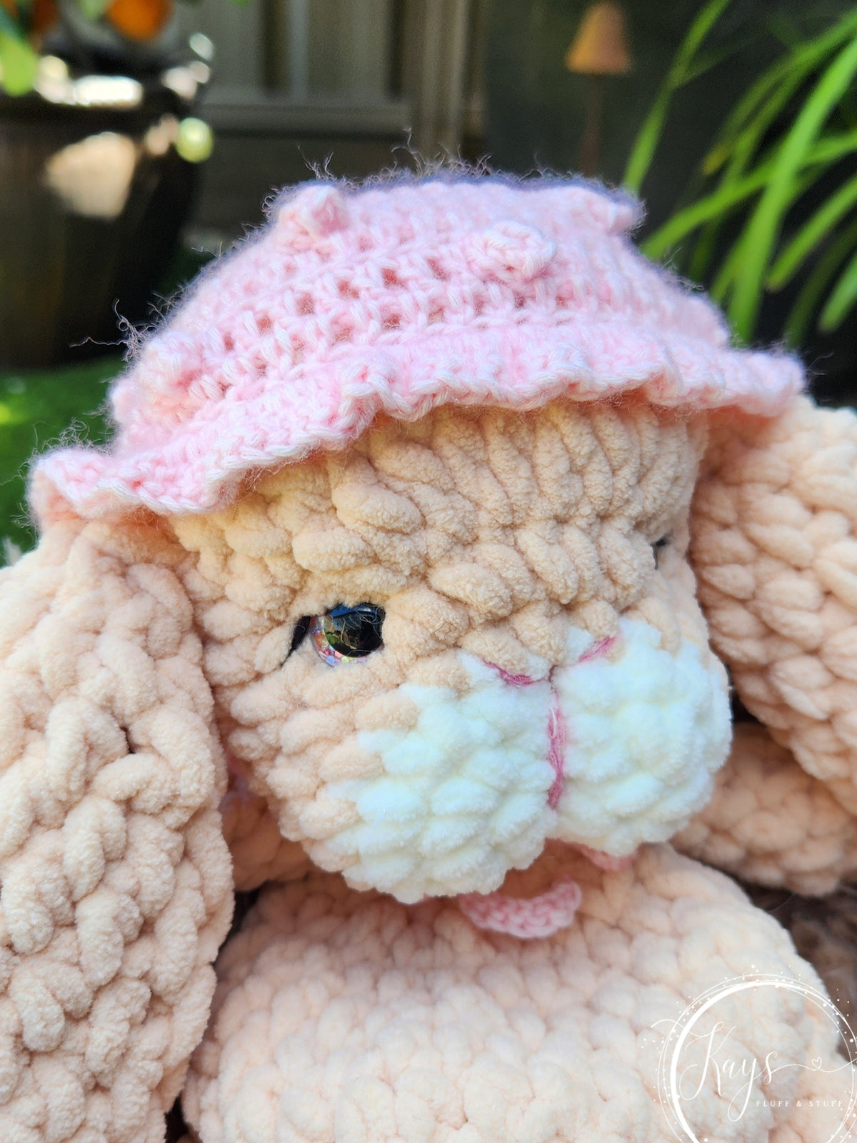 Crochet Plush Floppy Eared Bunny Doll