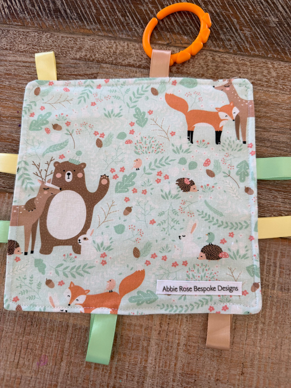 Crinkle sensory mat for baby or young child