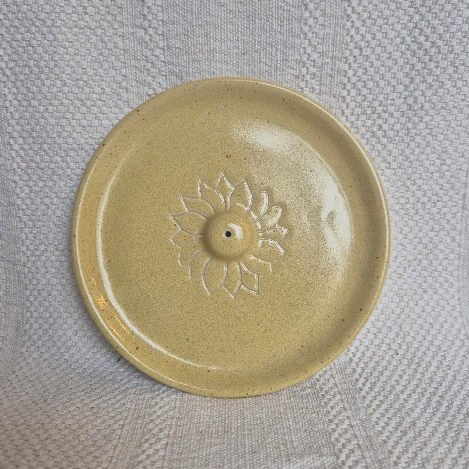 Yellow Incense Holder