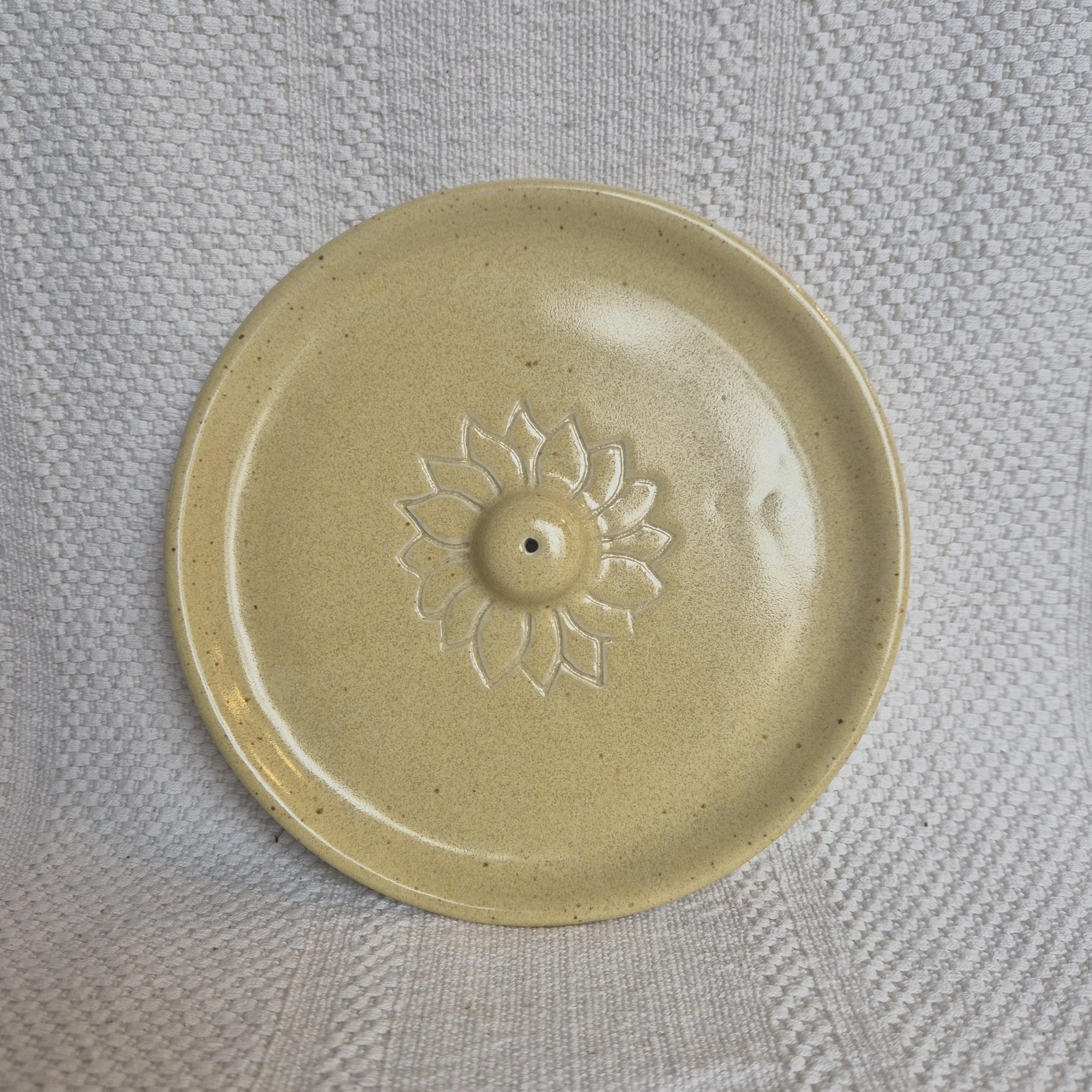 Yellow Incense Holder