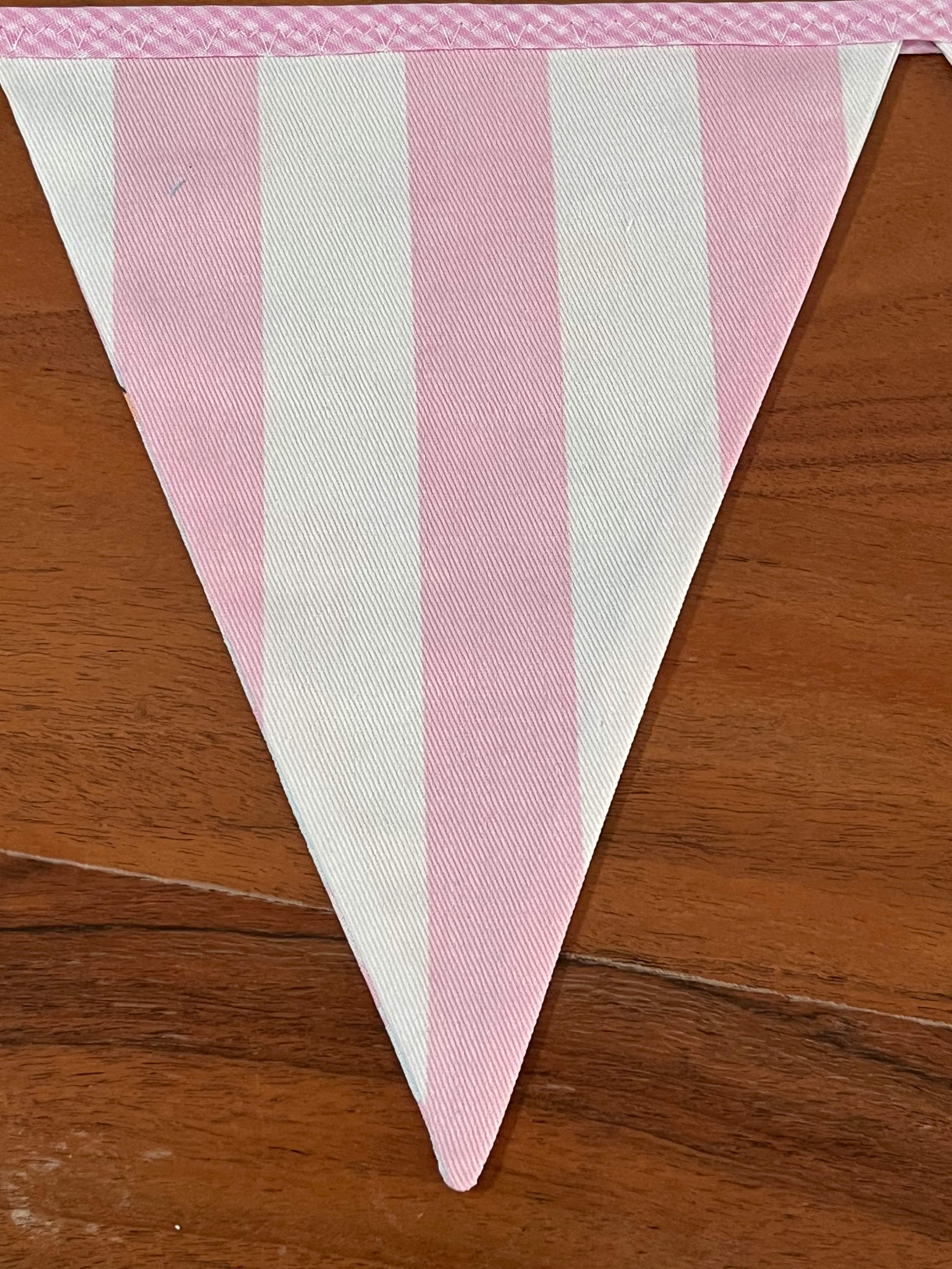 Nursery/celebration Bunting | 3m long | reversible