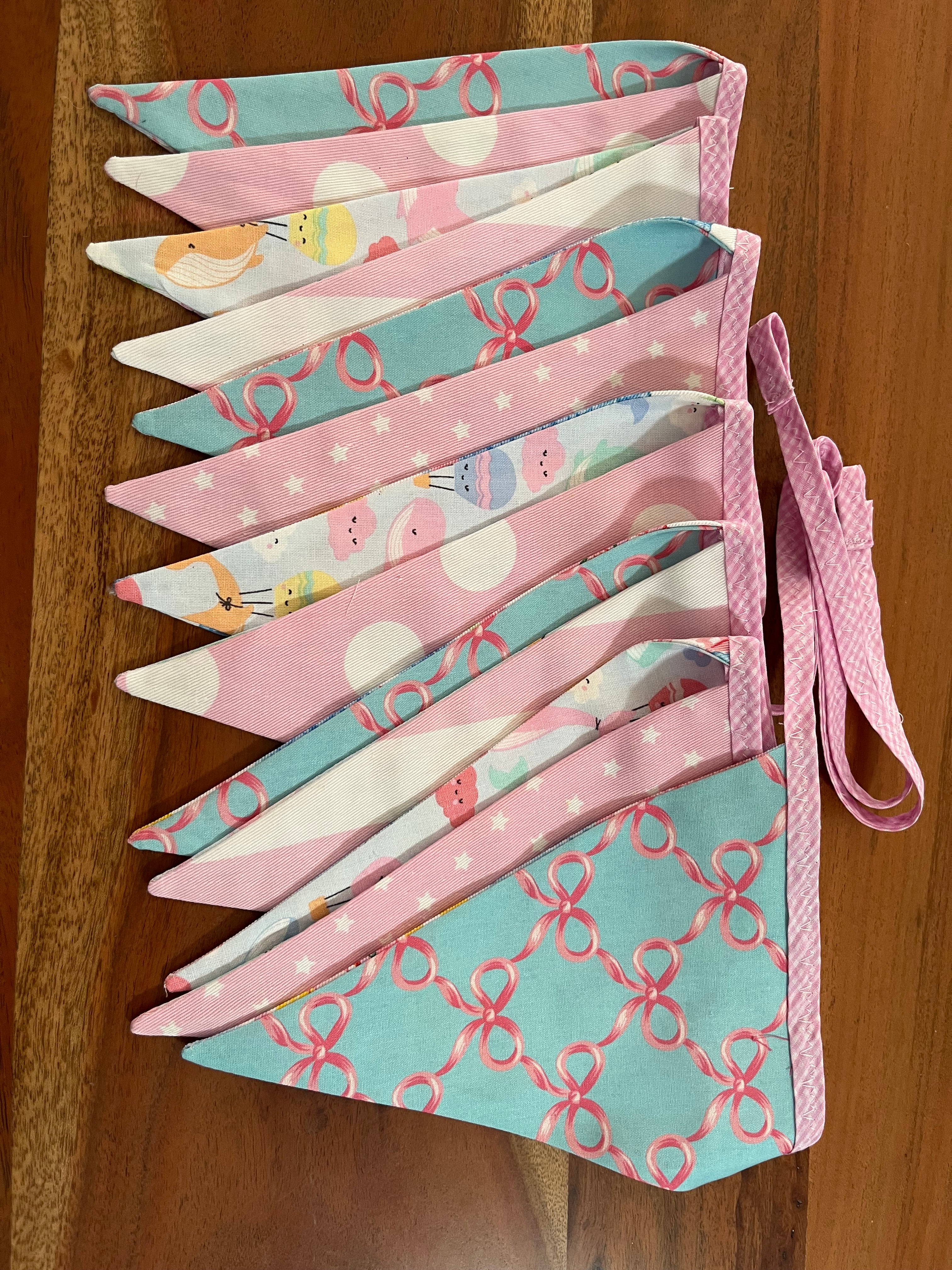 Nursery/celebration Bunting | 3m long | reversible