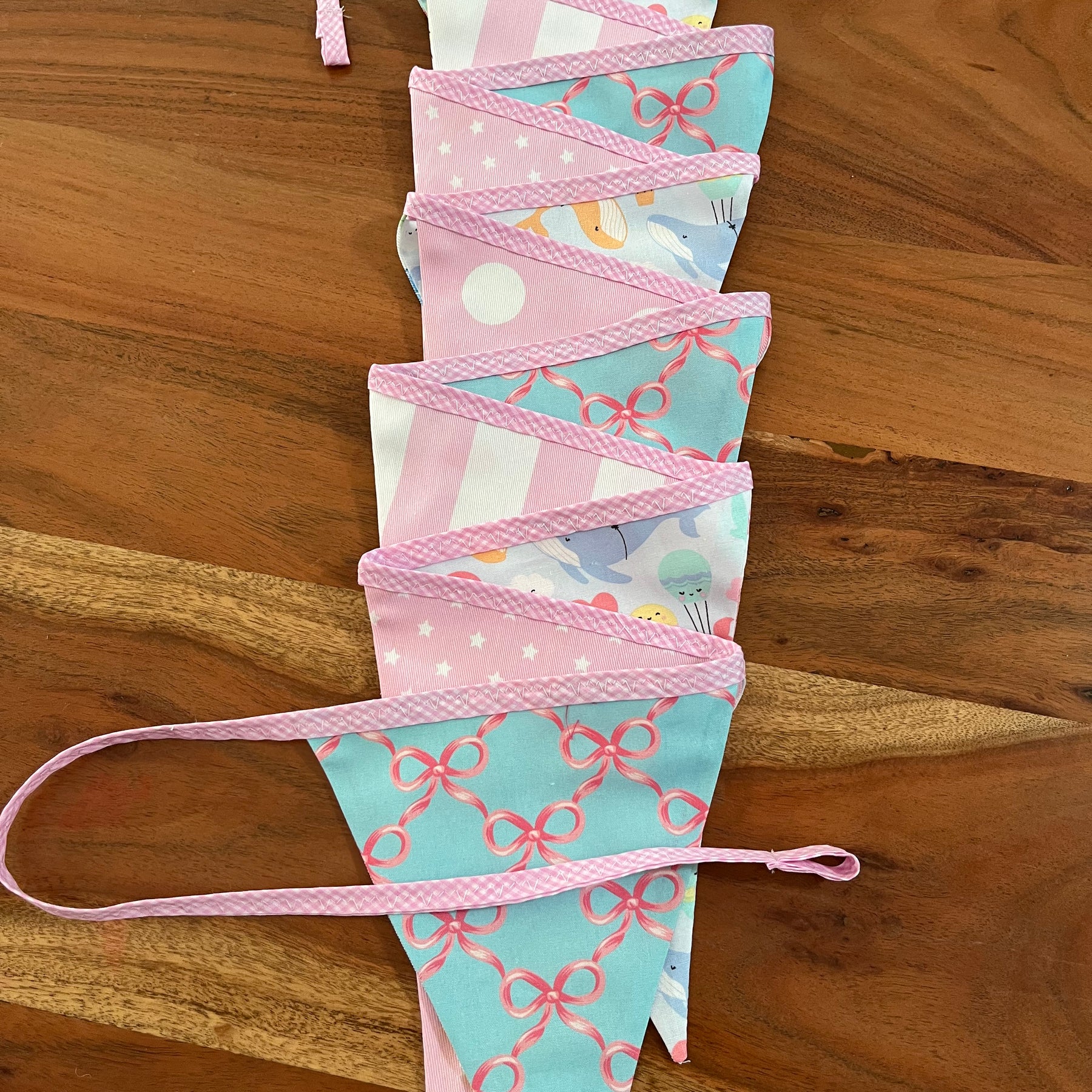 Nursery/celebration Bunting | 3m long | reversible