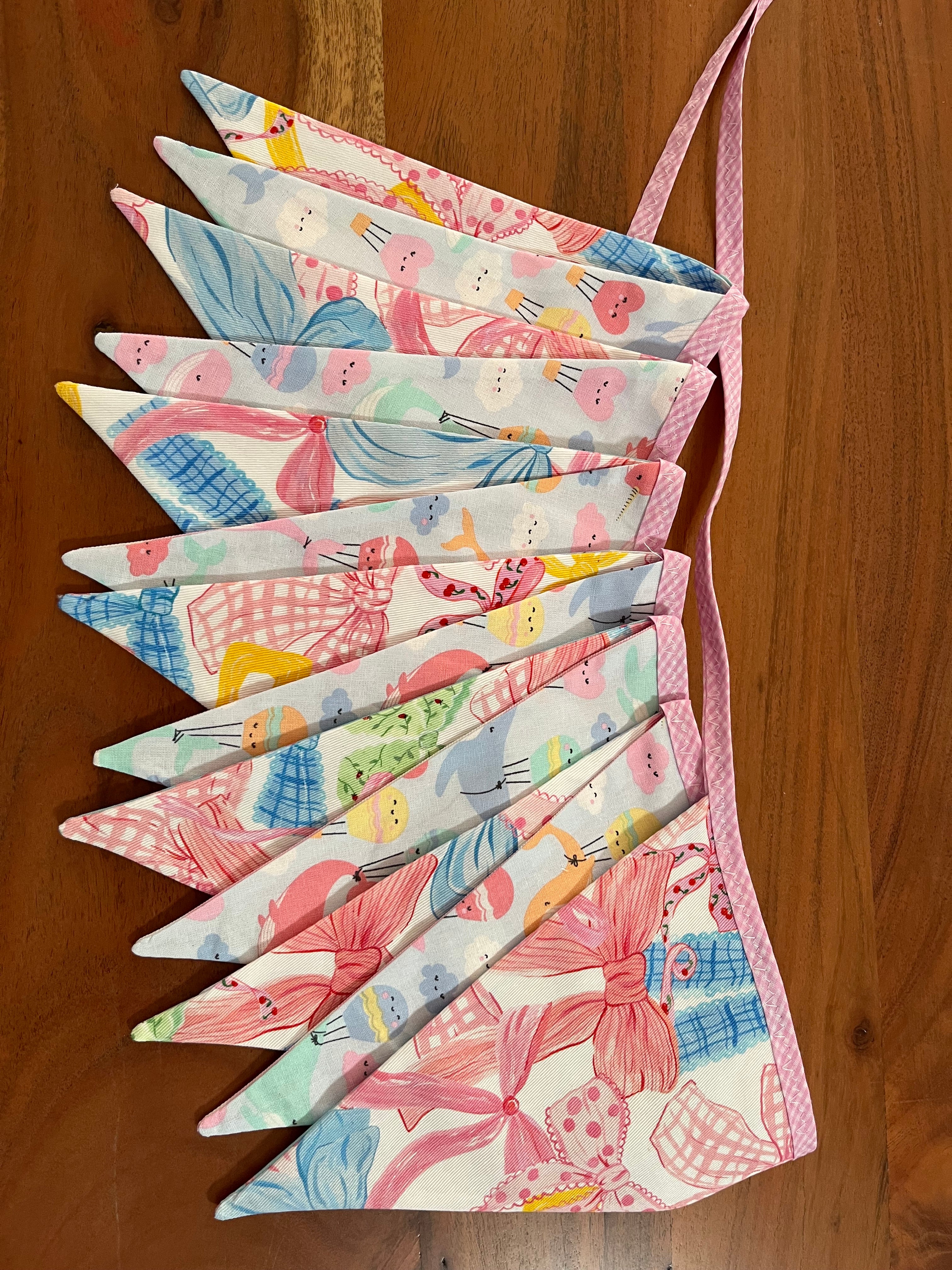 Nursery/celebration Bunting | 3m long | reversible
