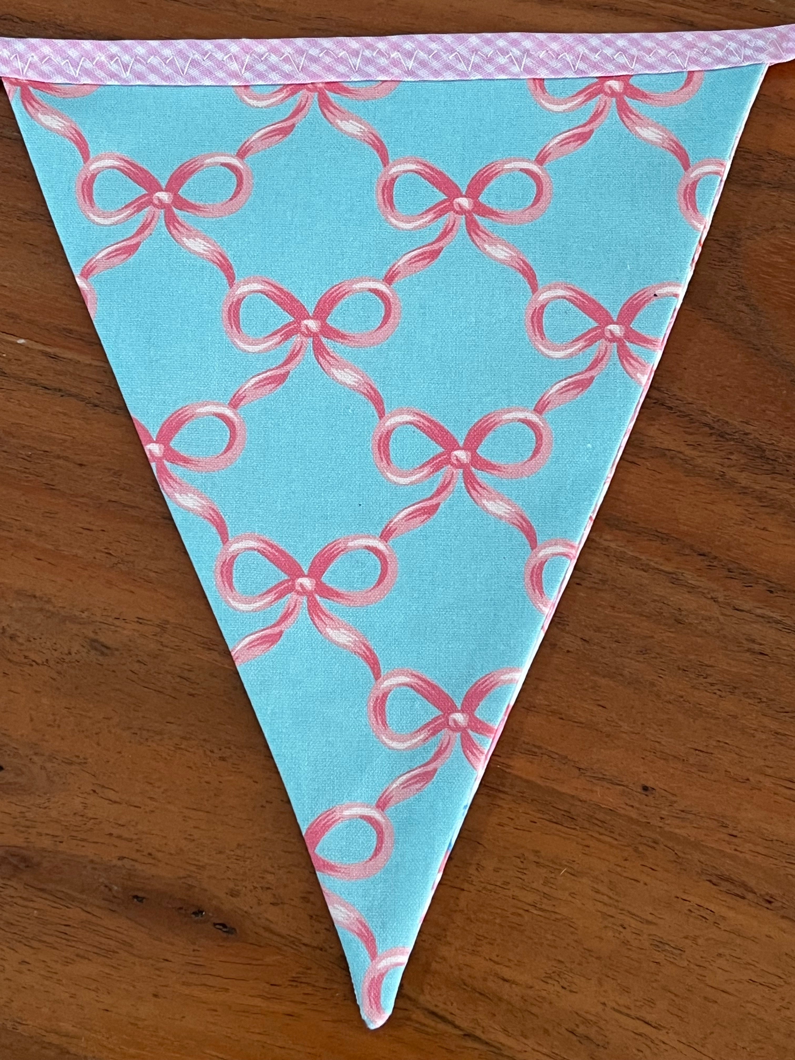Nursery/celebration Bunting | 3m long | reversible