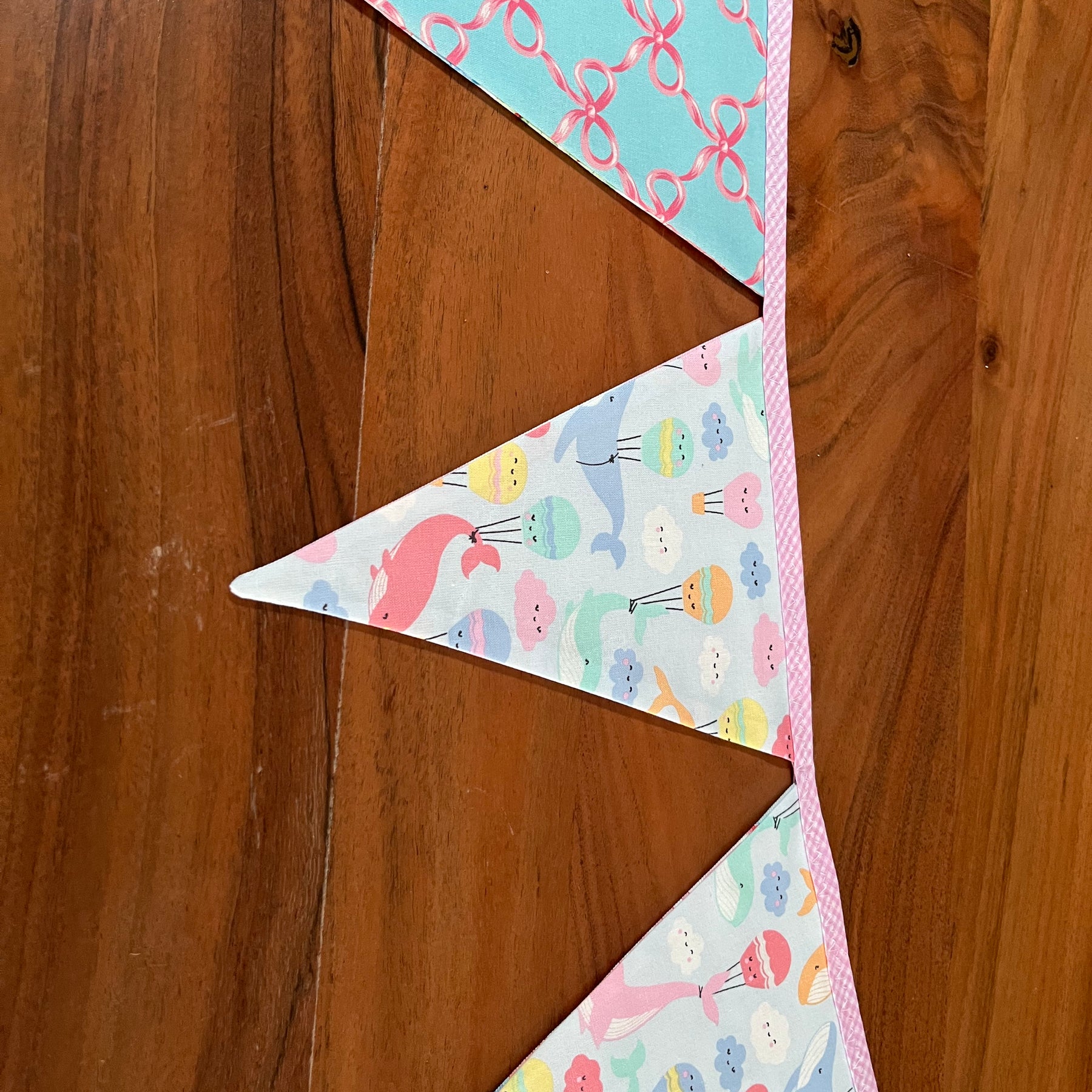 Nursery/celebration Bunting | 3m long | reversible