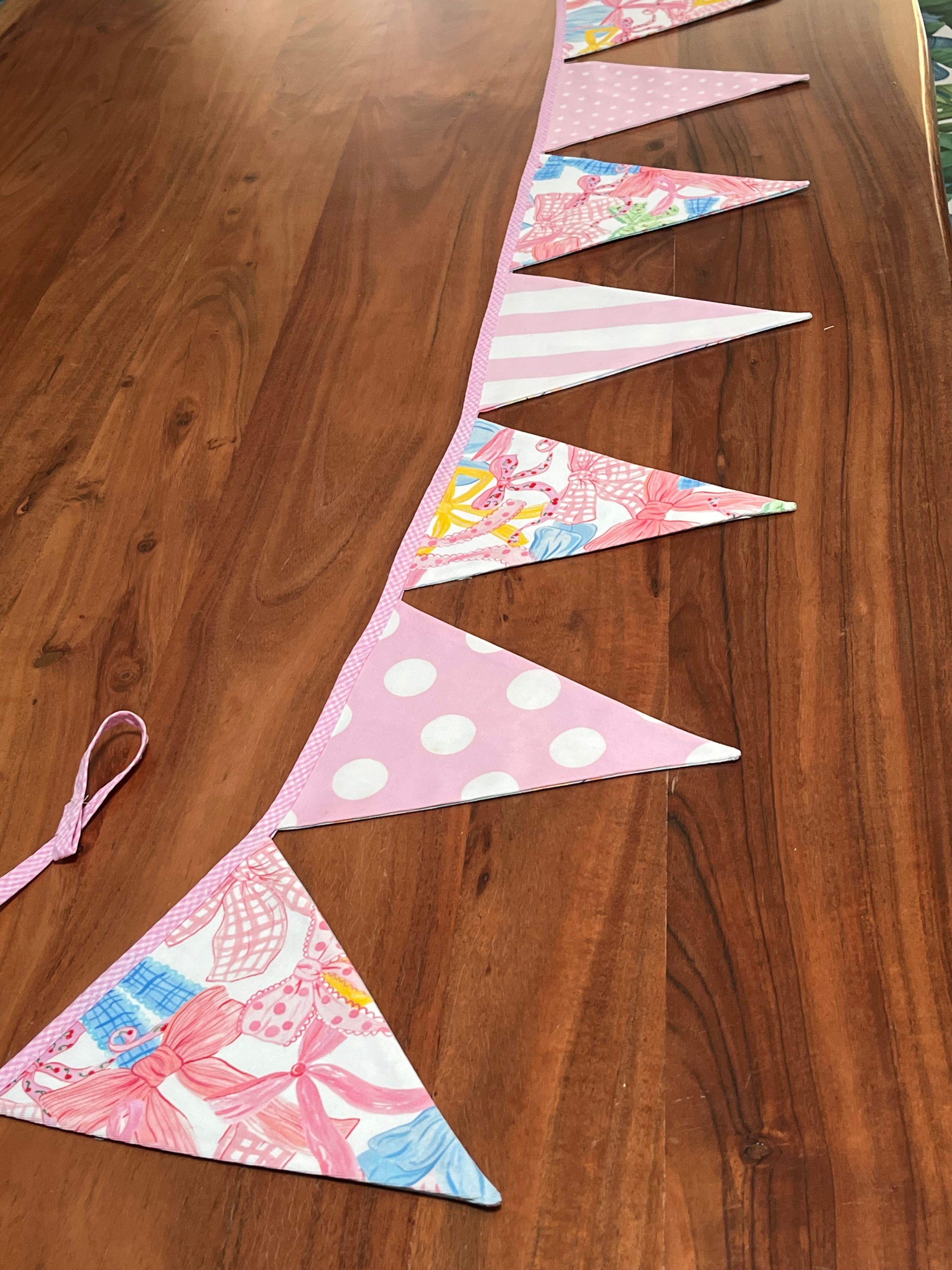 Nursery/celebration Bunting | 3m long | reversible