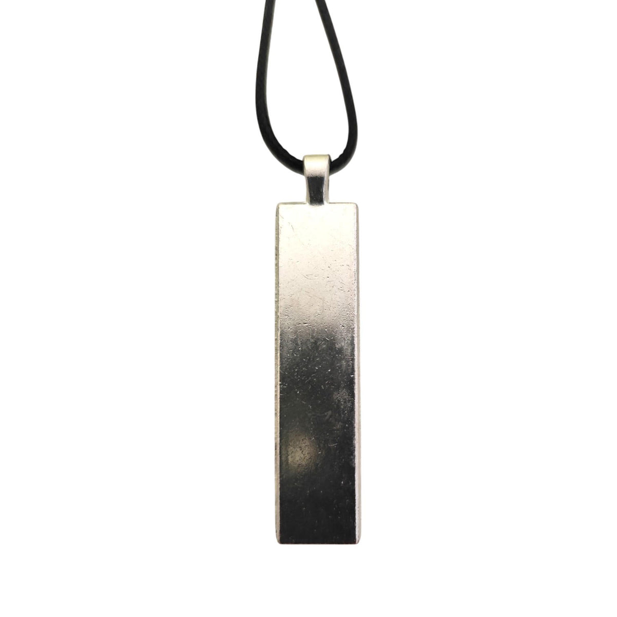 Blue Hand Painted Pendant Necklace