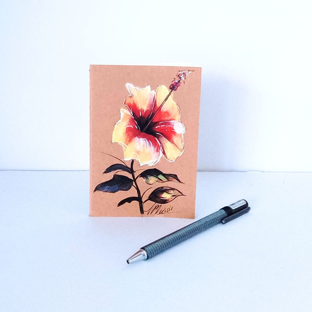 Handpainted Pocket Notebooks. Single or Set of 3. Bird and Animal designs