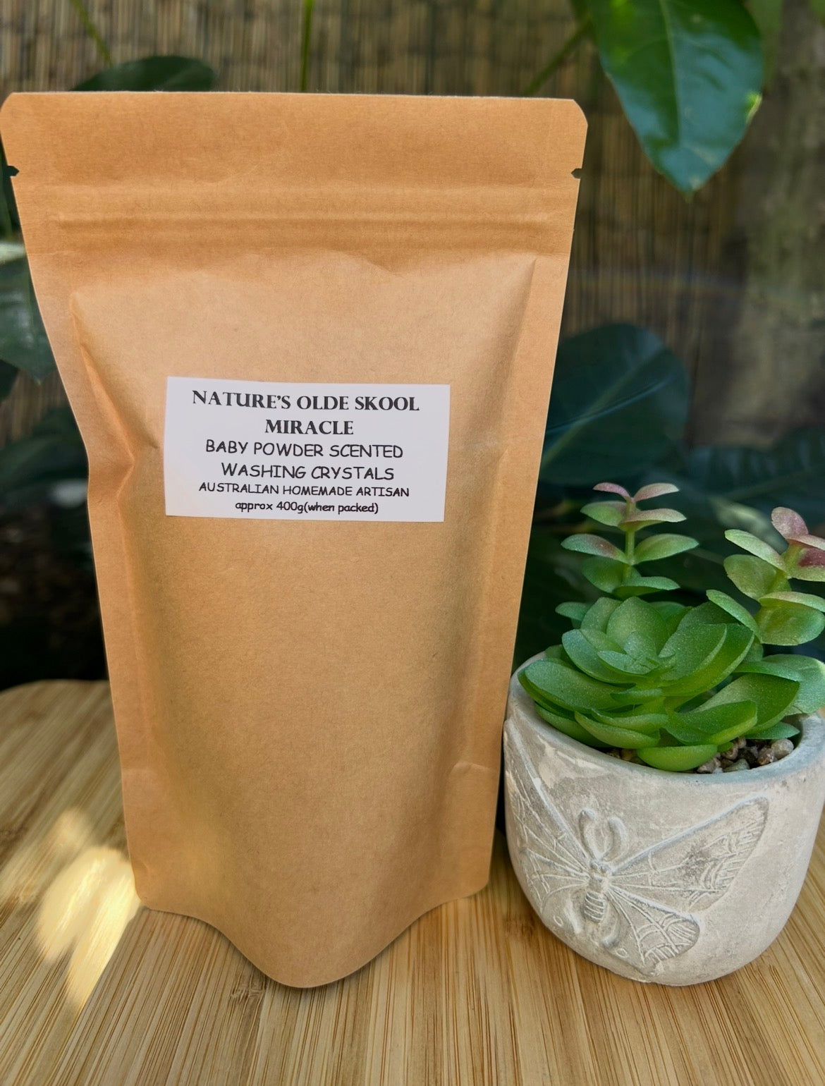 Handmade Washing Crystals | Baby Powder Fragrance | Natural Fabric Softener Alternative