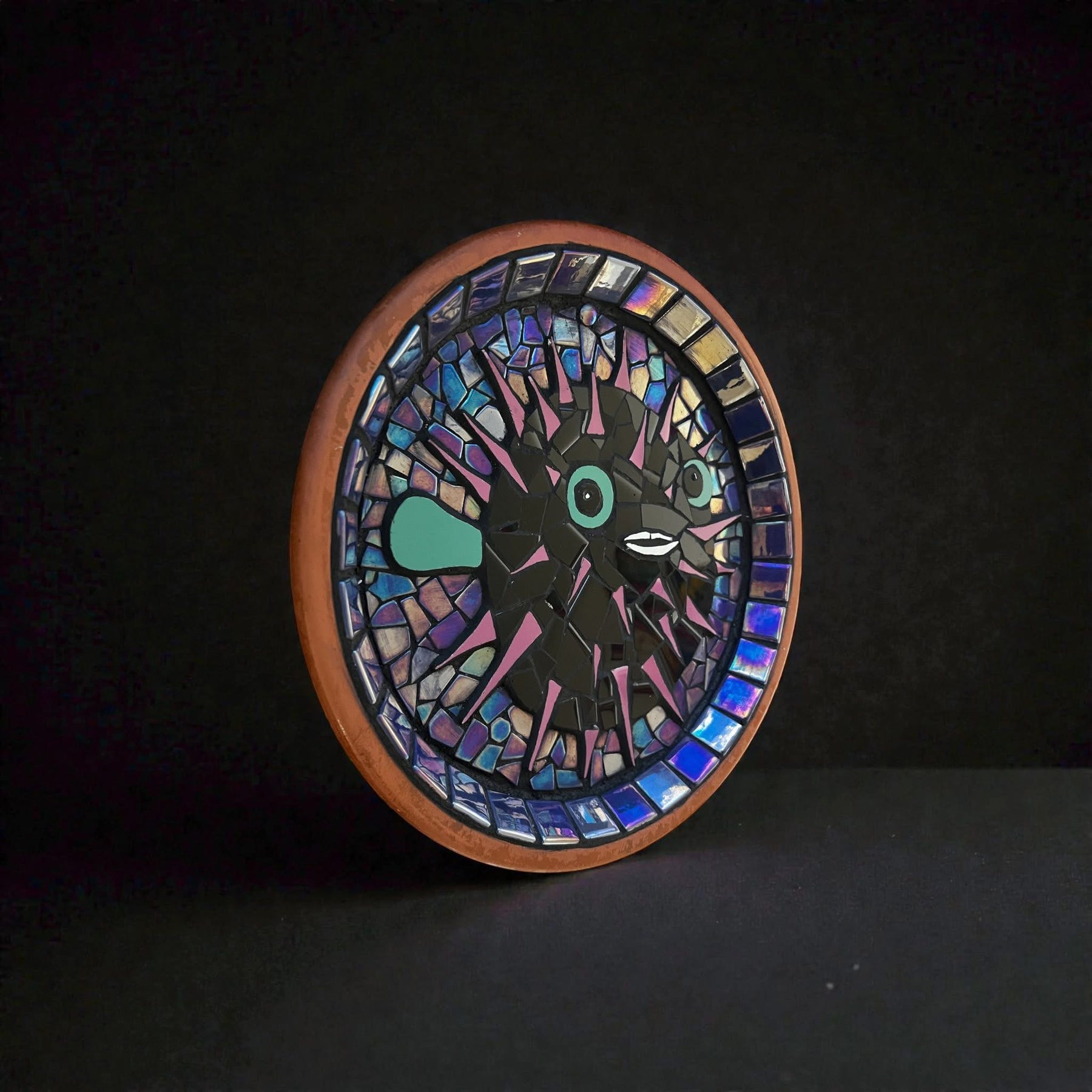 Mosaic Birdbaths ‘ Crazed Fishies ‘.