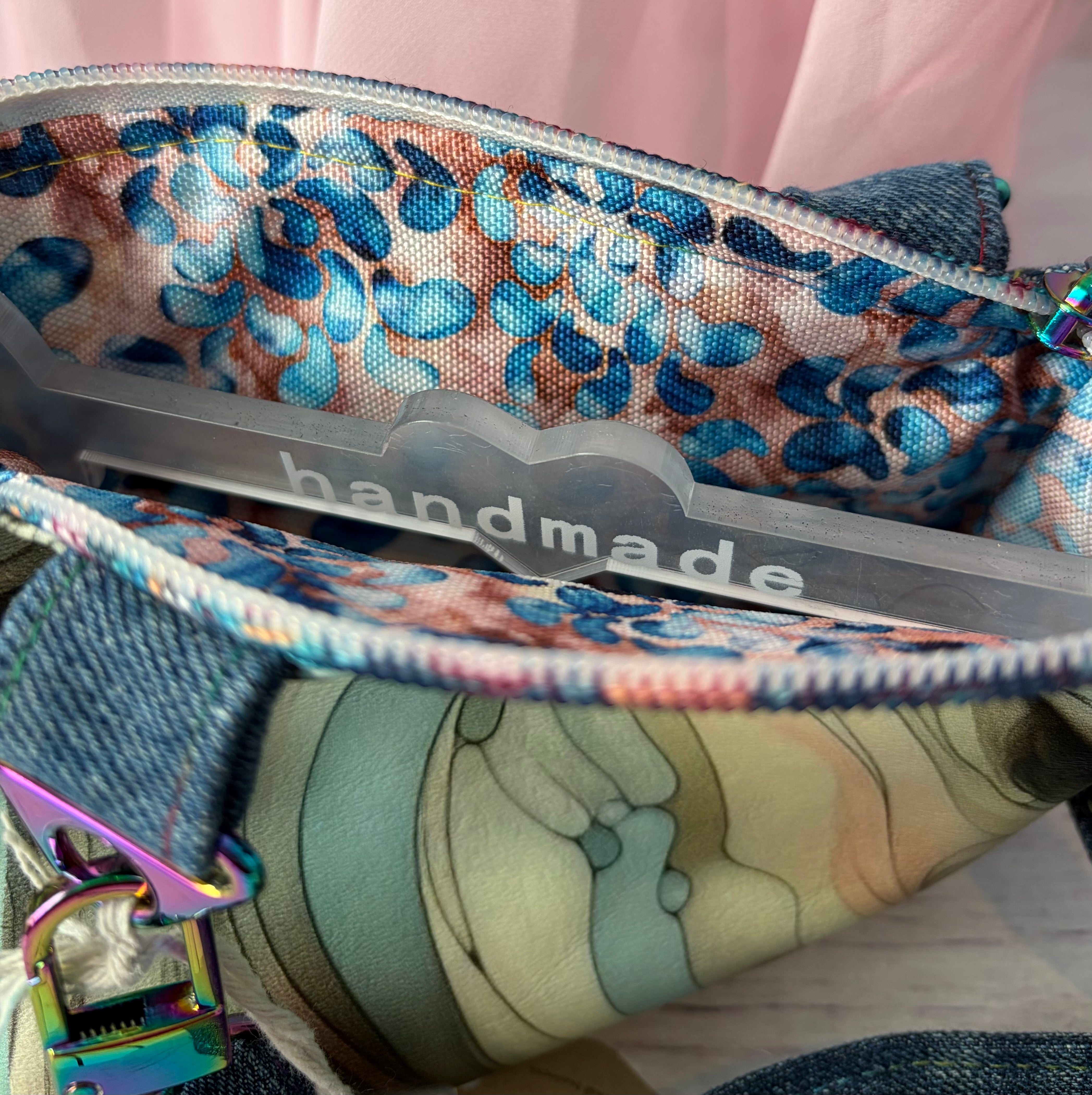 Women’s crossbody upcycled bag