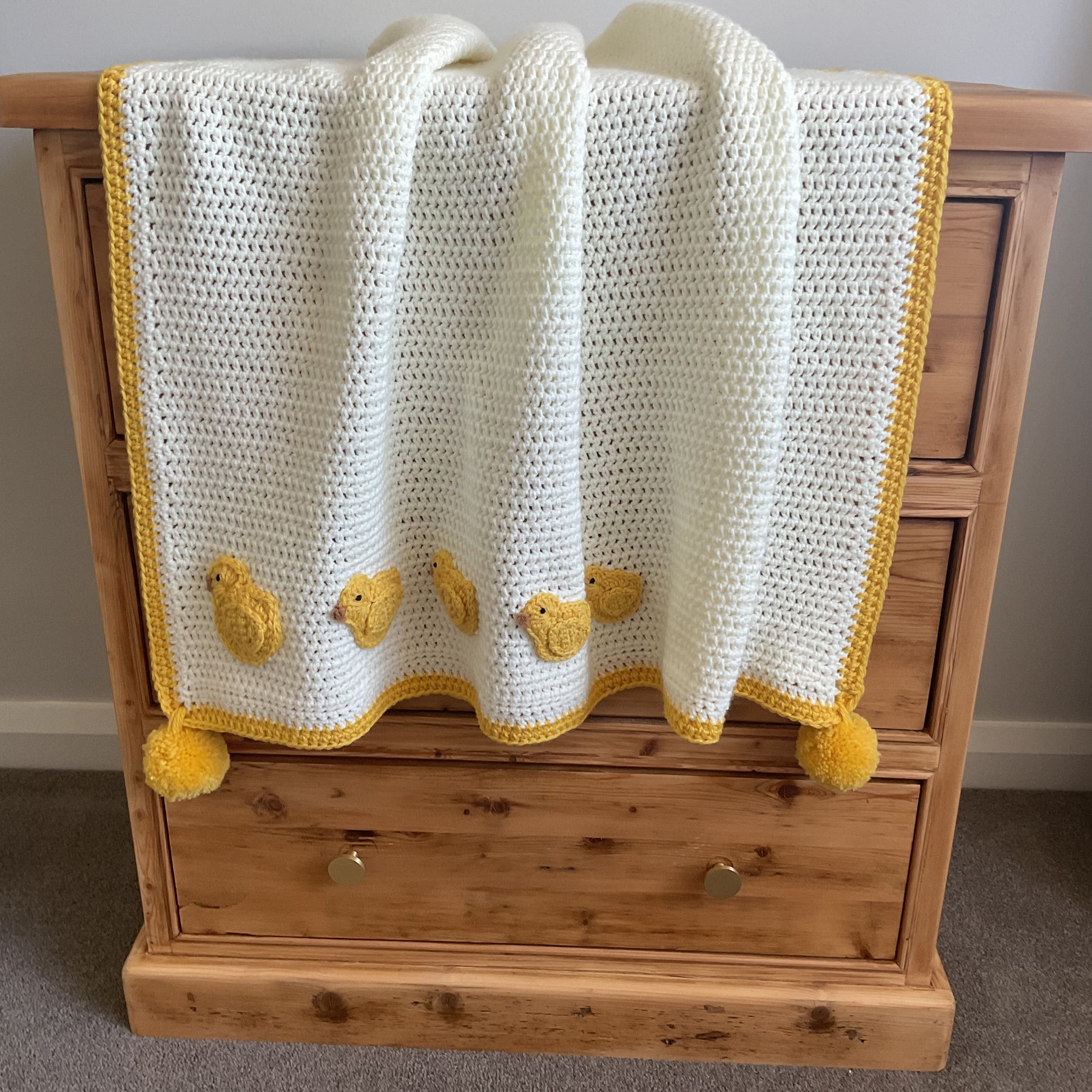 Just 5 Little Ducks Baby Blanket