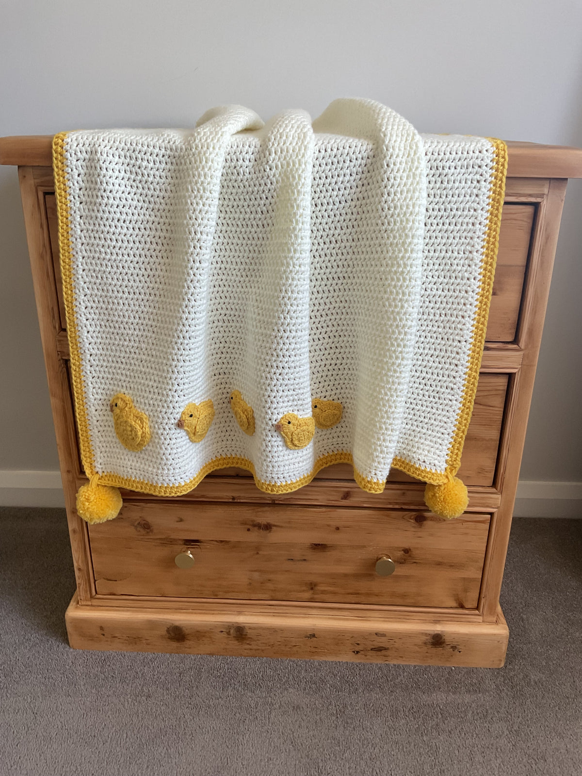 Just 5 Little Ducks Baby Blanket