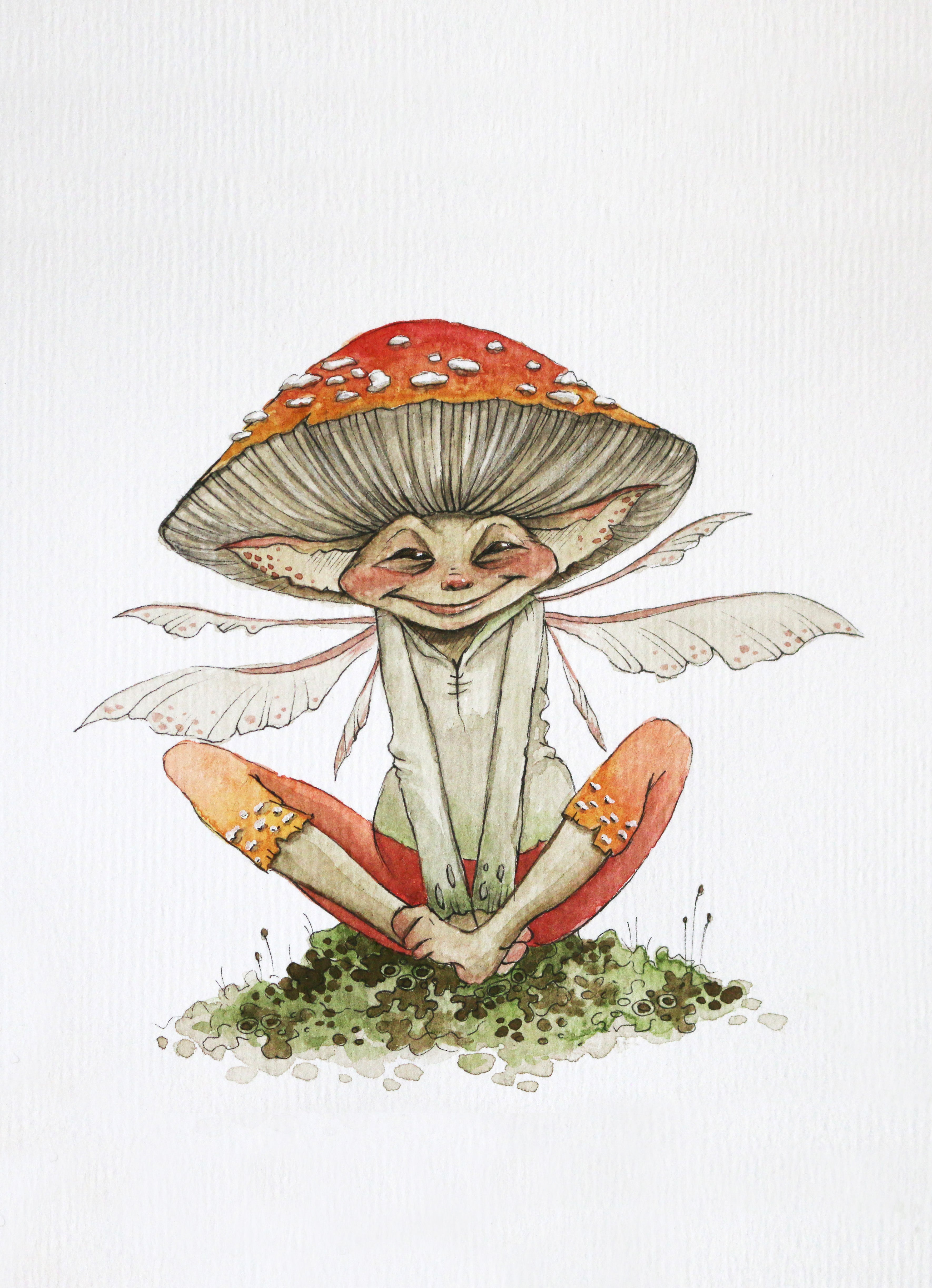 A6 Mini Art Print - Fly Arabic Elf