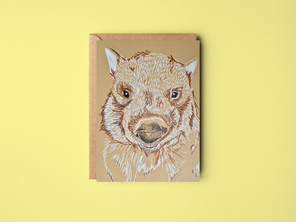 Wombat | Greeting Cards | Australian Native Animals